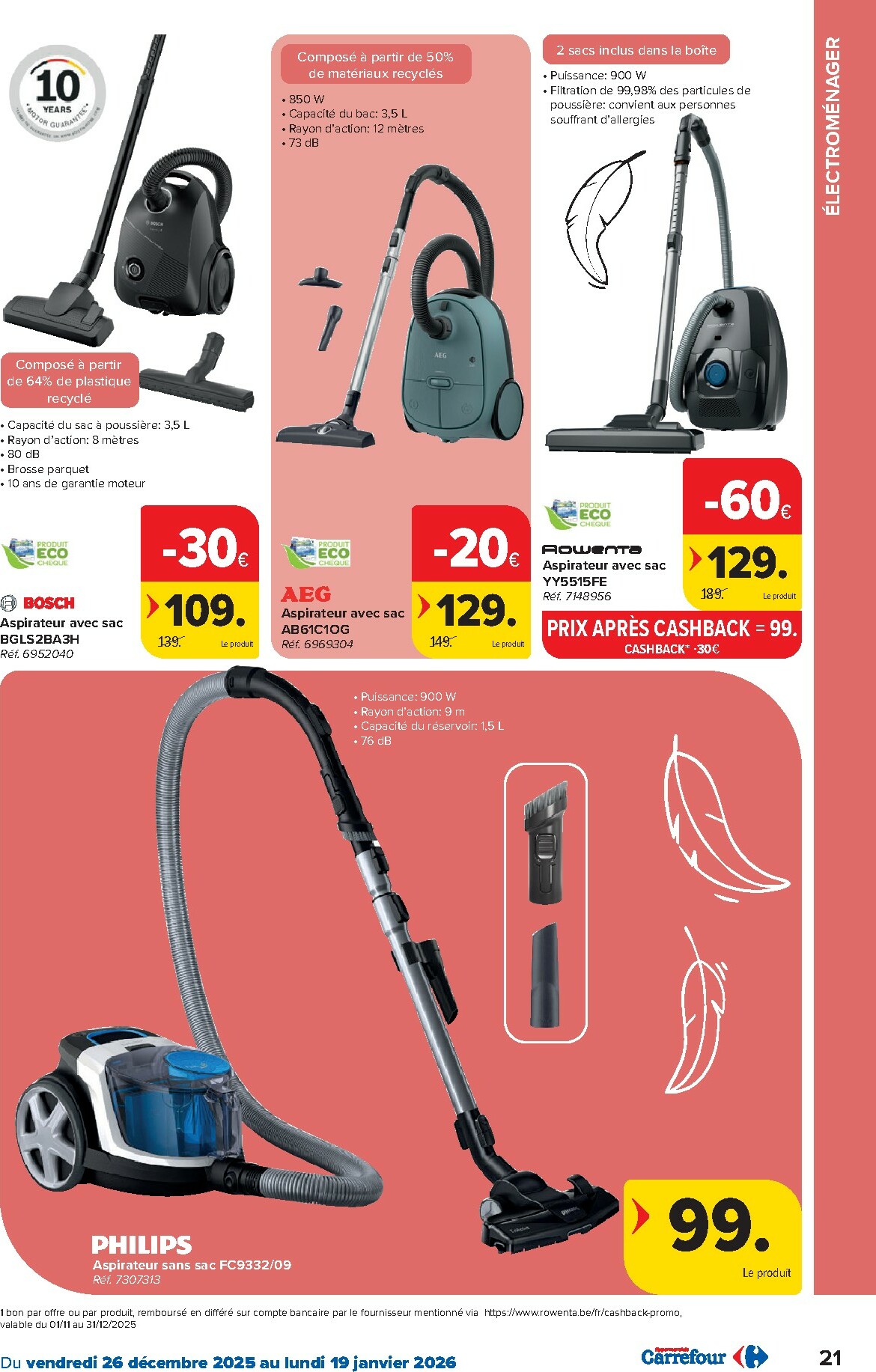 carrefour - De Carrefour Hypermarchés folder geldig vanaf 26/12 t/m 19/01 - page: 21