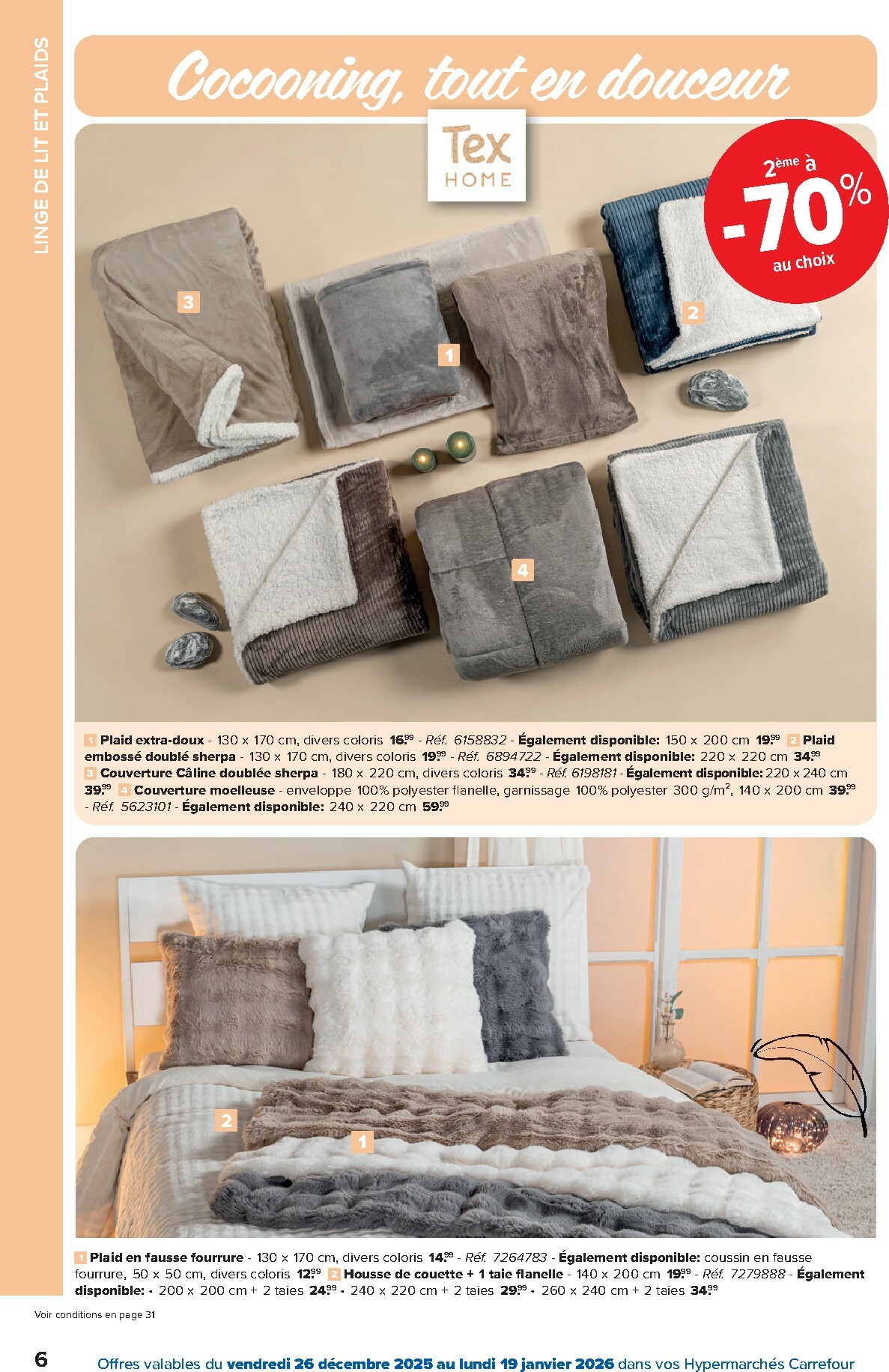 carrefour - De Carrefour Hypermarchés folder geldig vanaf 26/12 t/m 19/01 - page: 6