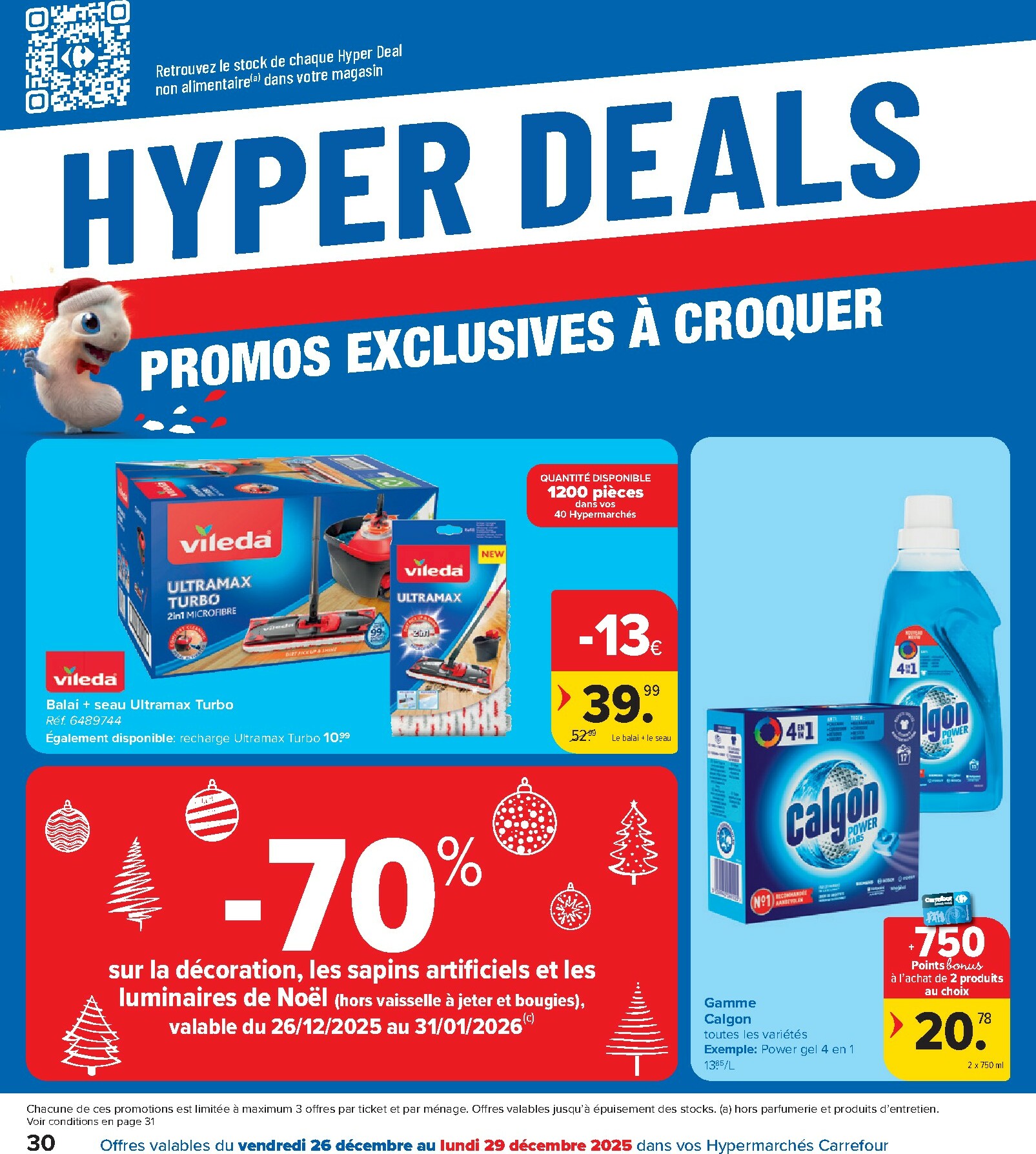 carrefour - De Carrefour Hypermarchés folder geldig vanaf 26/12 t/m 05/01 - page: 30