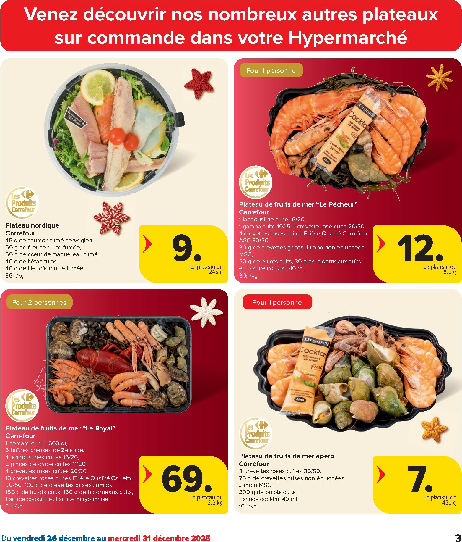carrefour - De Carrefour Hypermarchés folder geldig vanaf 26/12 t/m 05/01 - page: 3