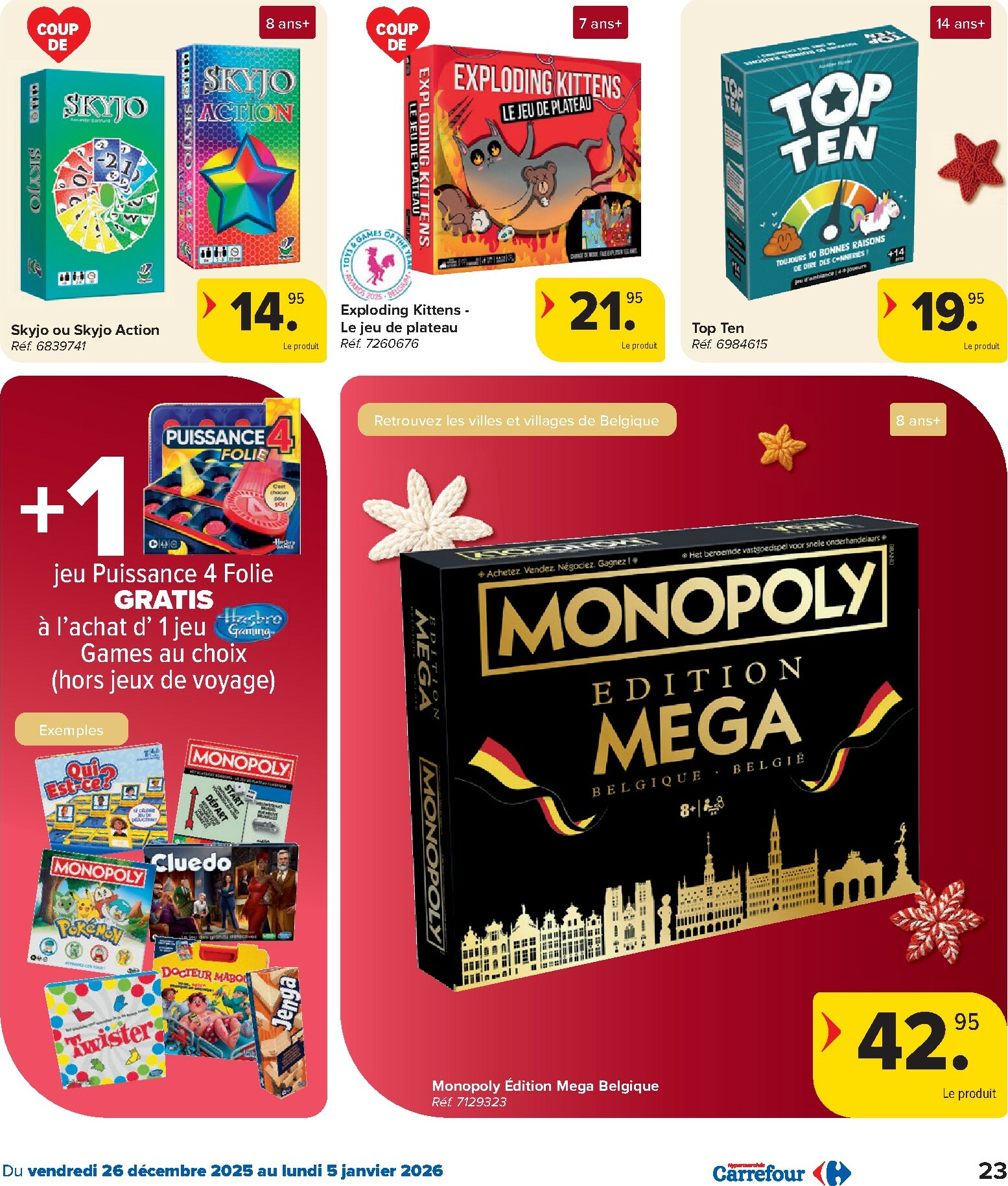 carrefour - De Carrefour Hypermarchés folder geldig vanaf 26/12 t/m 05/01 - page: 23