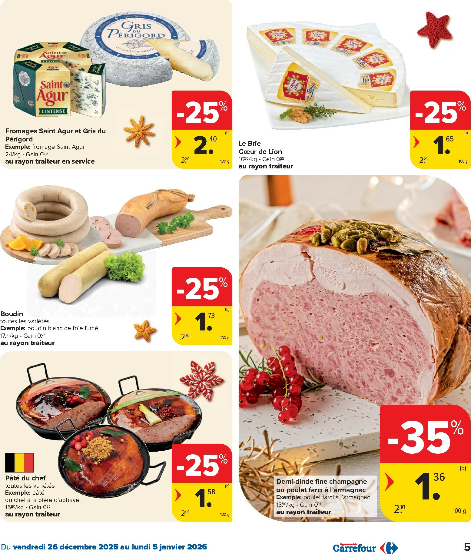 carrefour - De Carrefour Hypermarchés folder geldig vanaf 26/12 t/m 05/01 - page: 5