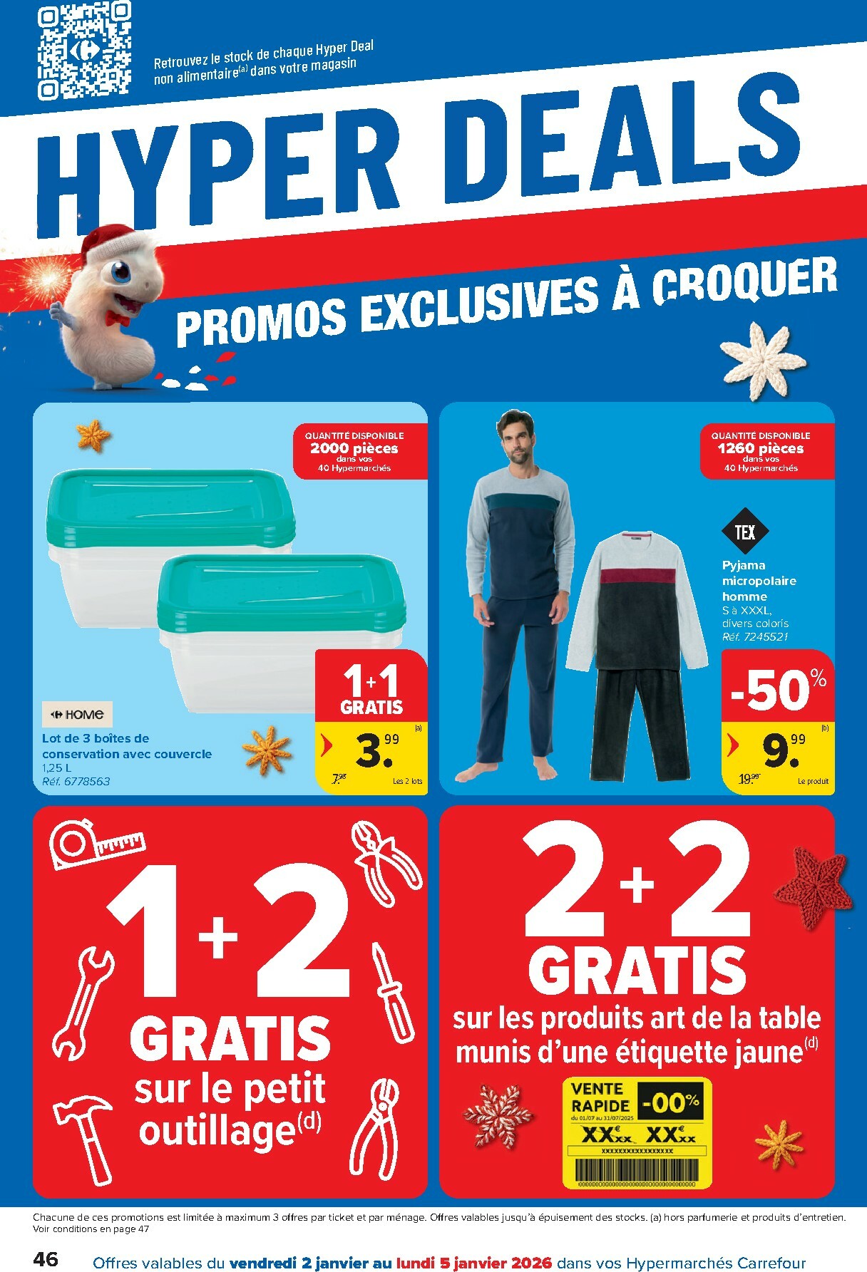 carrefour - De Carrefour Hypermarchés folder geldig vanaf 02/01 t/m 12/01 - page: 46