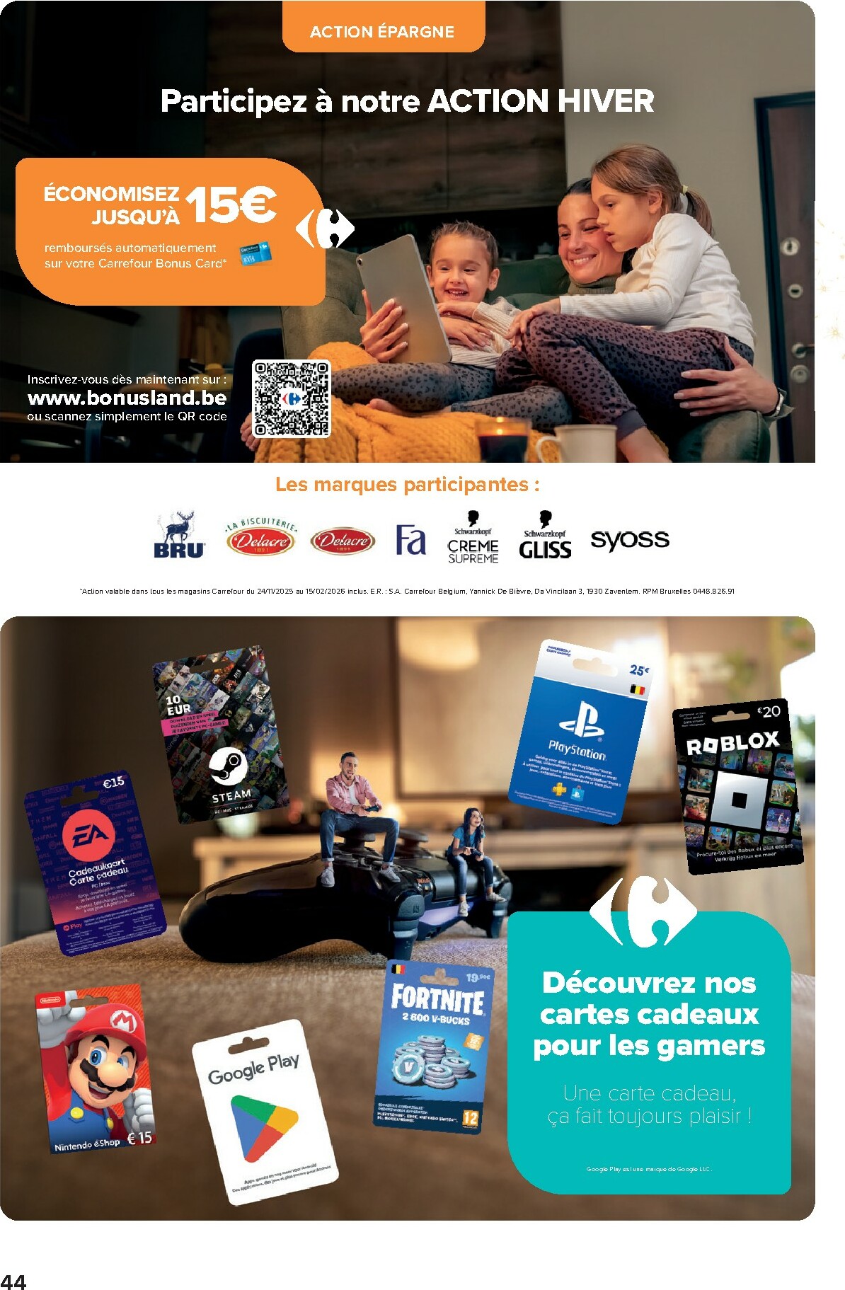 carrefour - De Carrefour Hypermarchés folder geldig vanaf 02/01 t/m 12/01 - page: 44