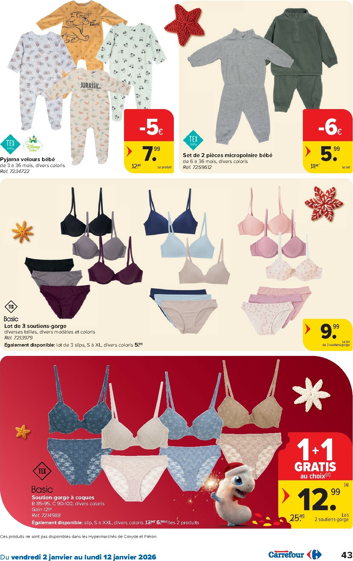 carrefour - De Carrefour Hypermarchés folder geldig vanaf 02/01 t/m 12/01 - page: 43