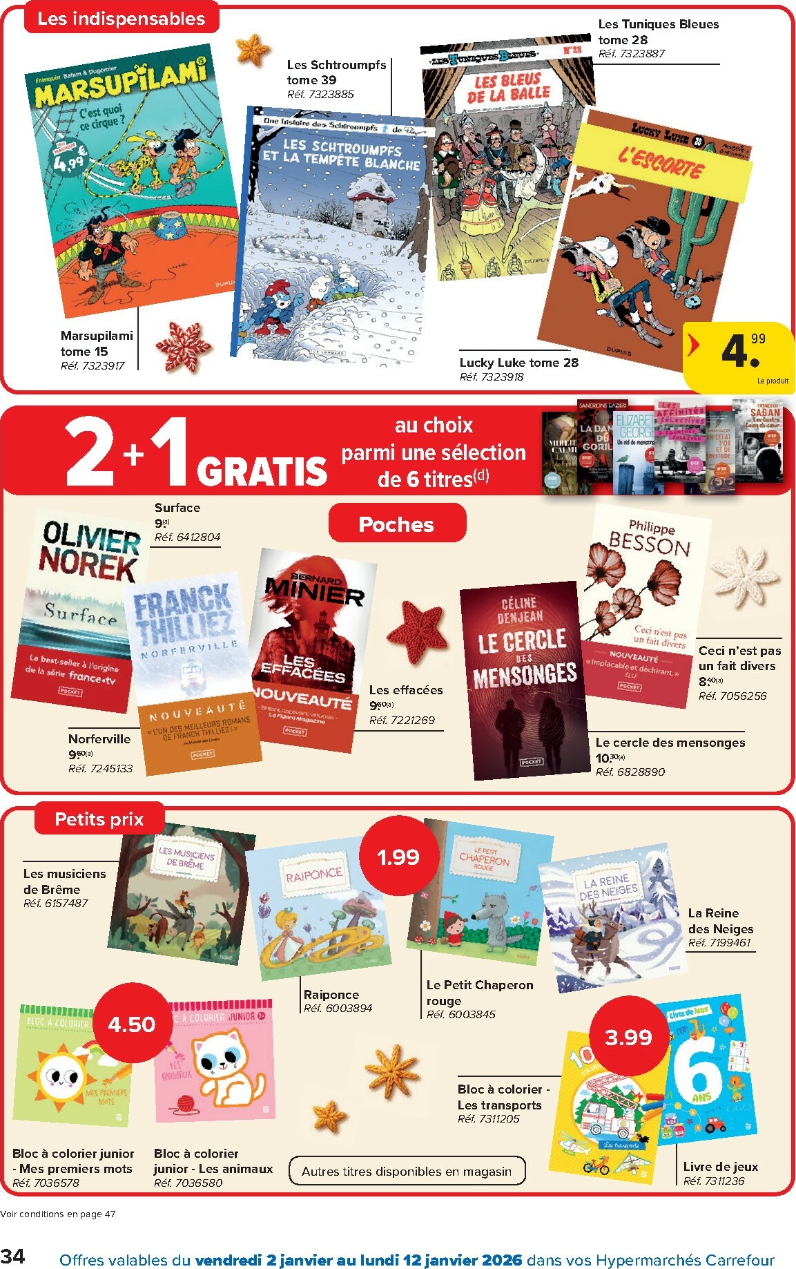 carrefour - De Carrefour Hypermarchés folder geldig vanaf 02/01 t/m 12/01 - page: 34