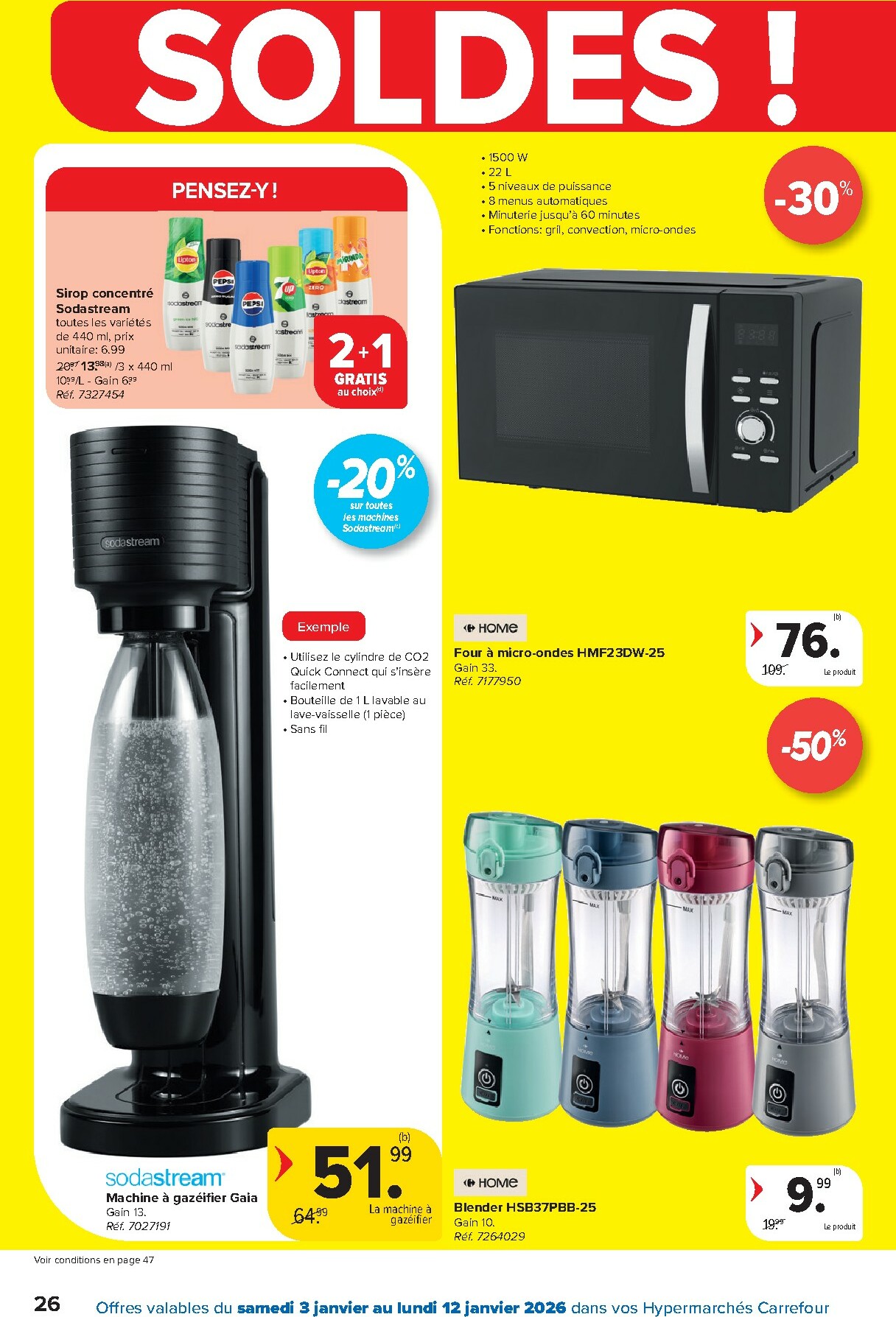 carrefour - De Carrefour Hypermarchés folder geldig vanaf 02/01 t/m 12/01 - page: 26