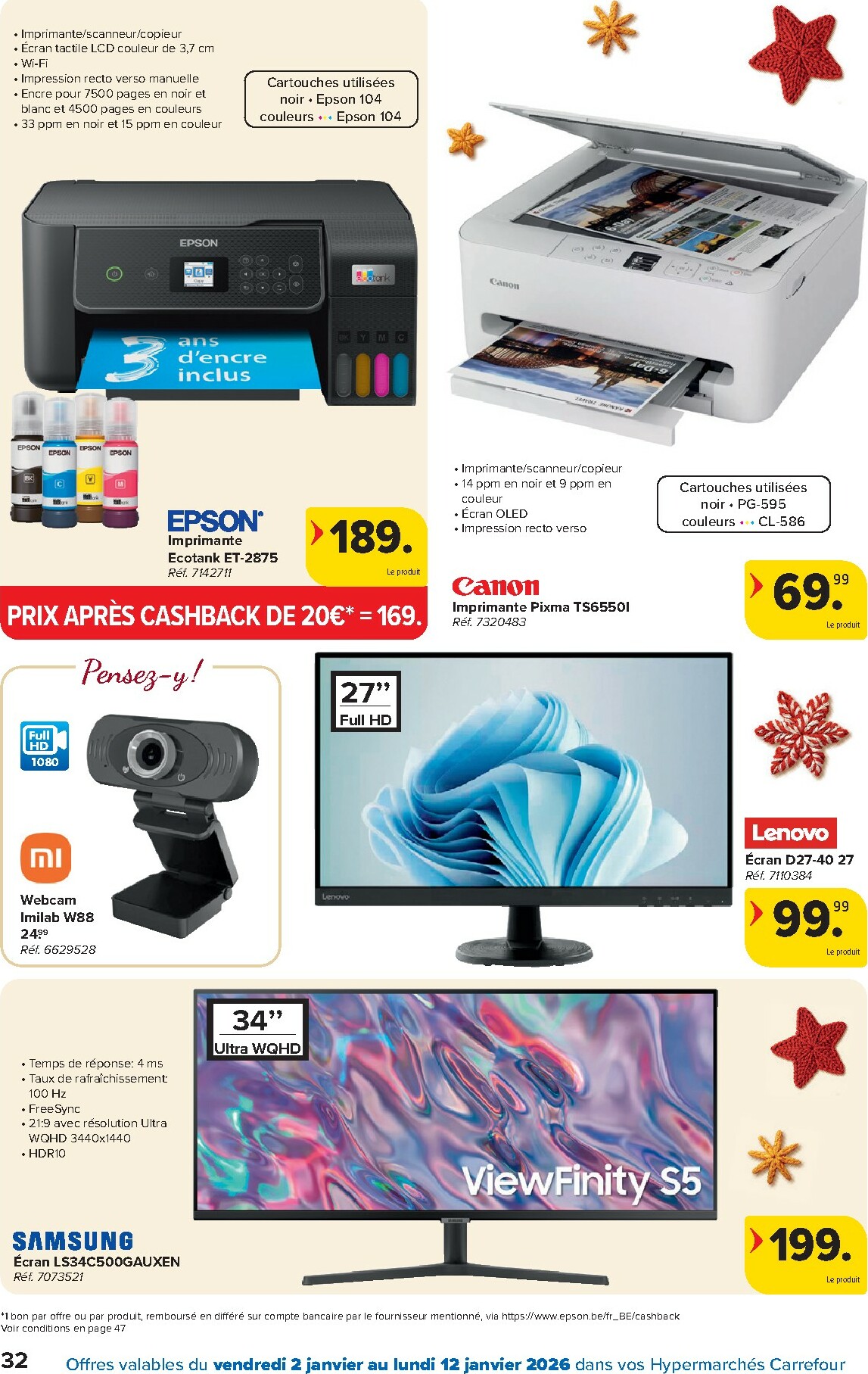 carrefour - De Carrefour Hypermarchés folder geldig vanaf 02/01 t/m 12/01 - page: 32