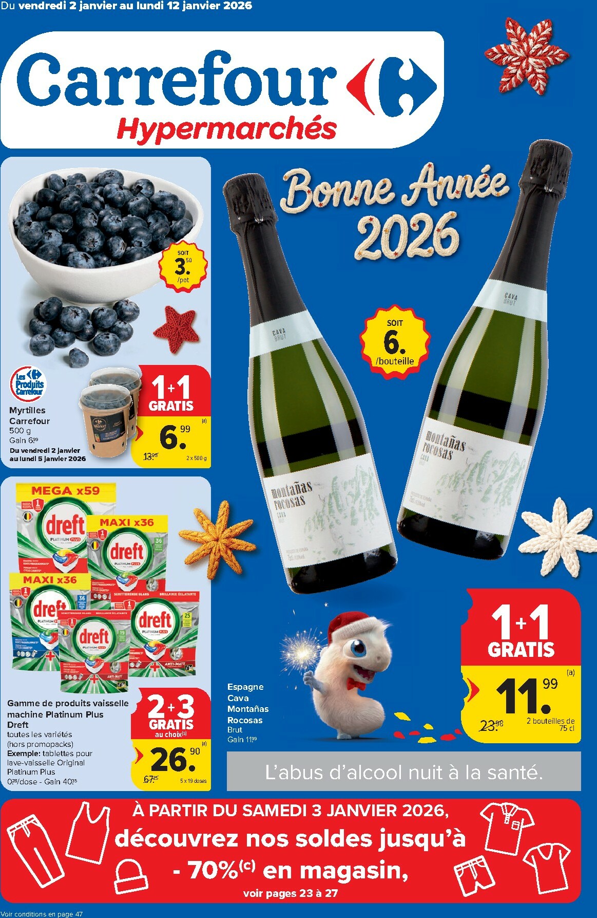 carrefour - De Carrefour Hypermarchés folder geldig vanaf 02/01 t/m 12/01