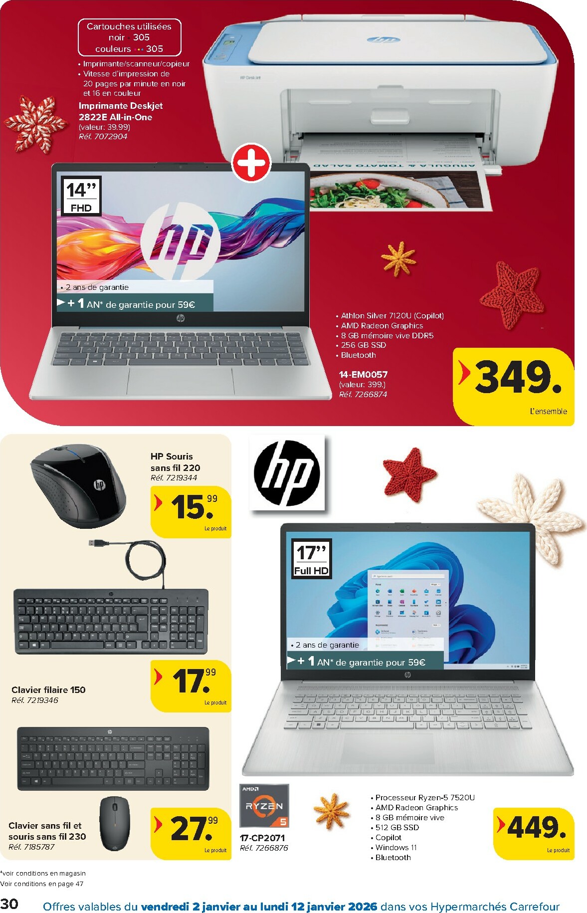 carrefour - De Carrefour Hypermarchés folder geldig vanaf 02/01 t/m 12/01 - page: 30