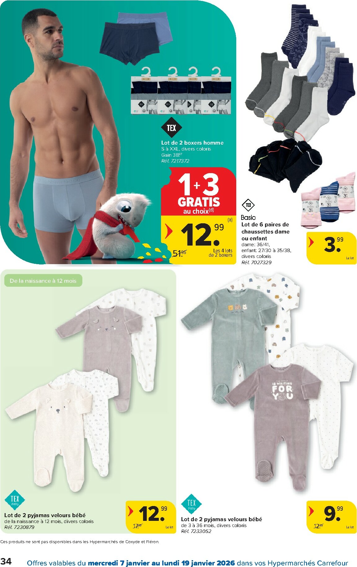 carrefour - De Carrefour Hypermarchés folder geldig vanaf 07/01 t/m 19/01 - page: 34