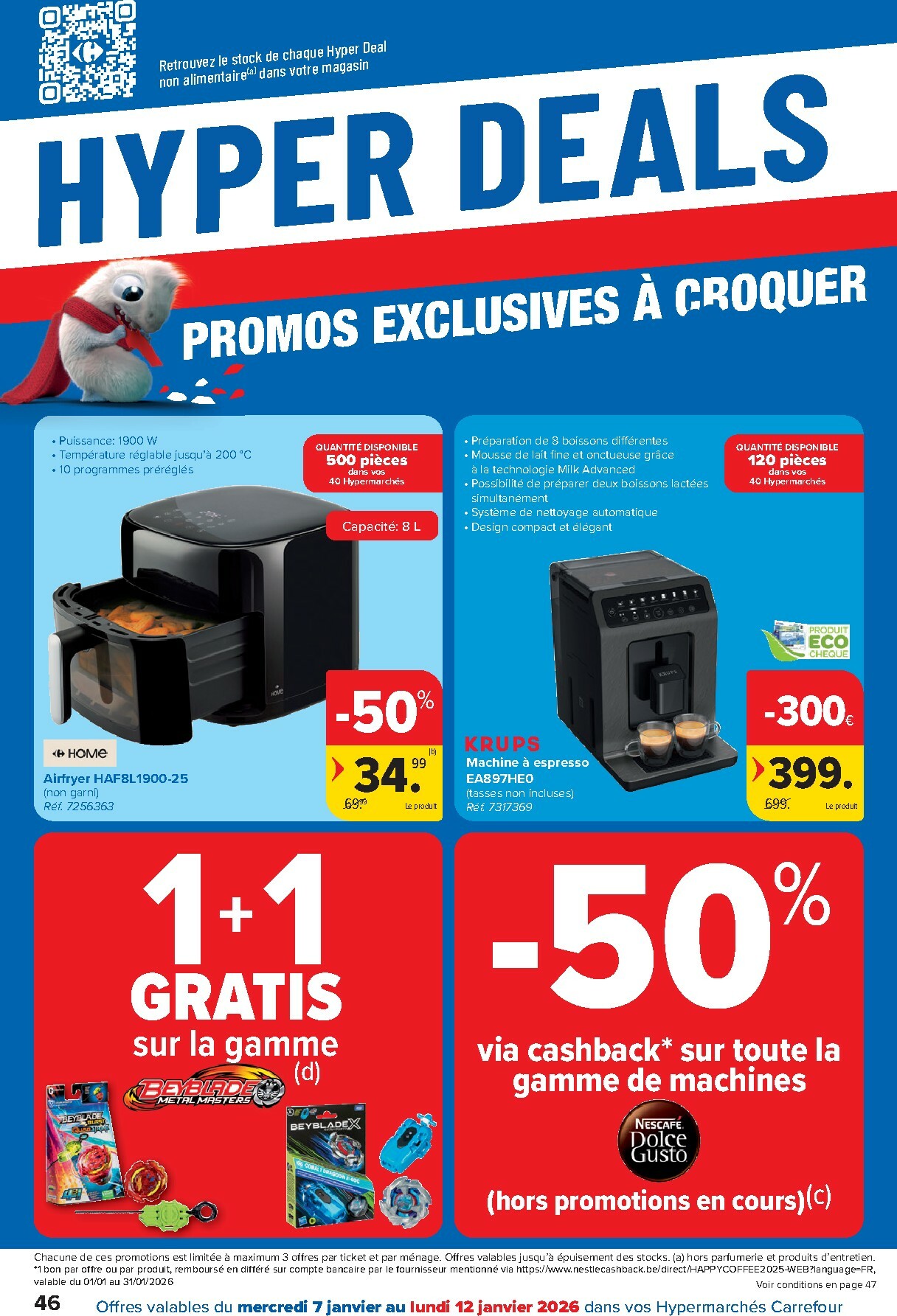 carrefour - De Carrefour Hypermarchés folder geldig vanaf 07/01 t/m 19/01 - page: 46