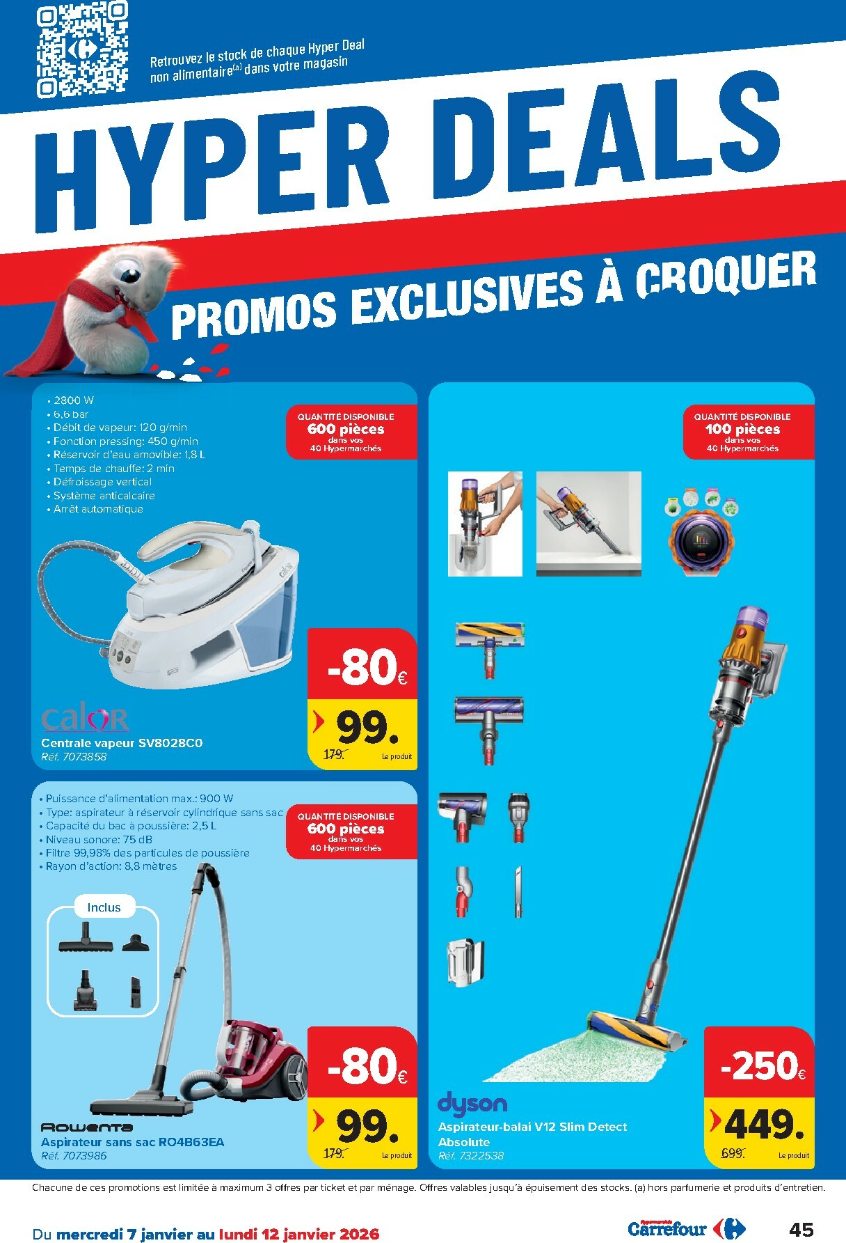 carrefour - De Carrefour Hypermarchés folder geldig vanaf 07/01 t/m 19/01 - page: 45