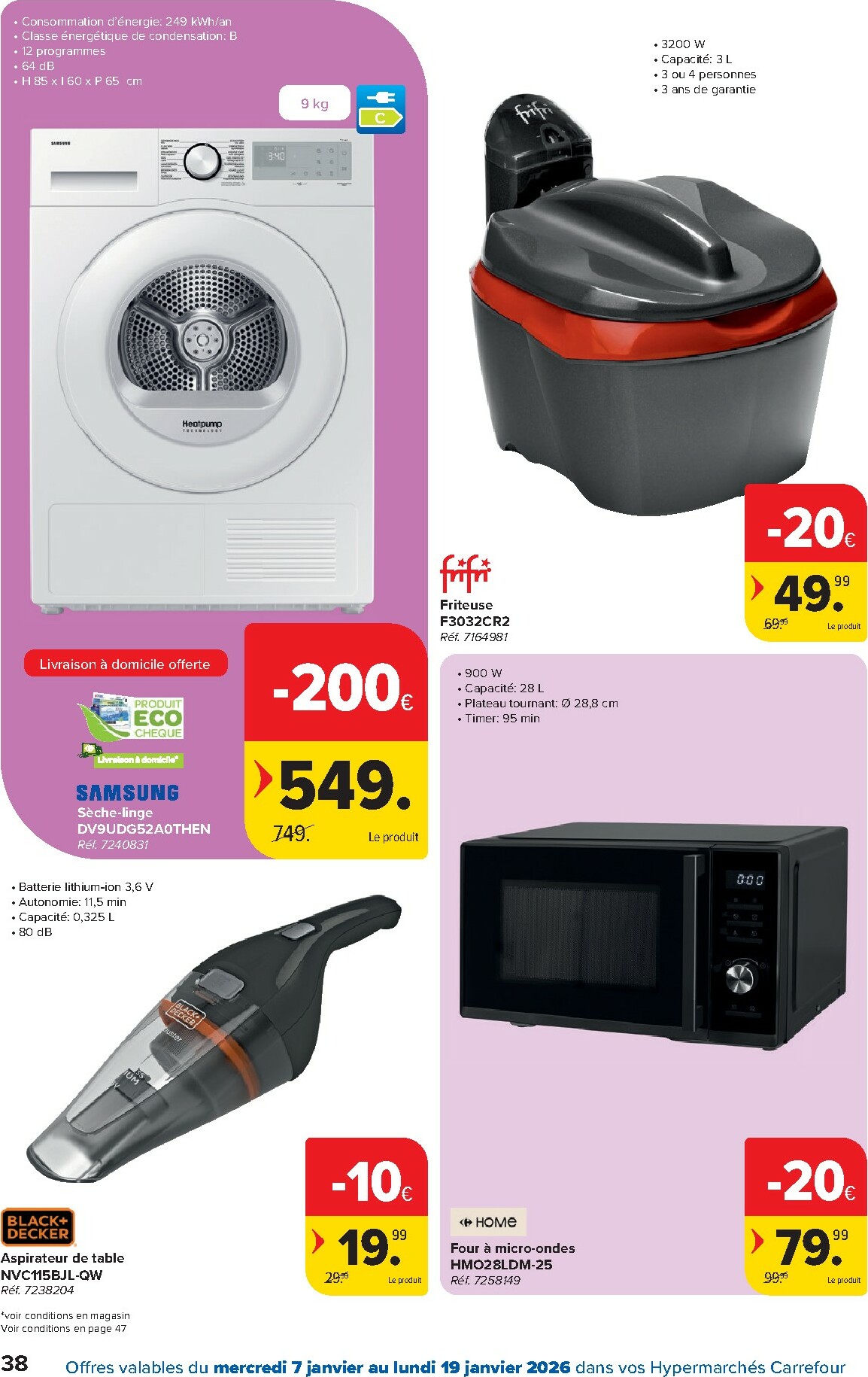 carrefour - De Carrefour Hypermarchés folder geldig vanaf 07/01 t/m 19/01 - page: 38