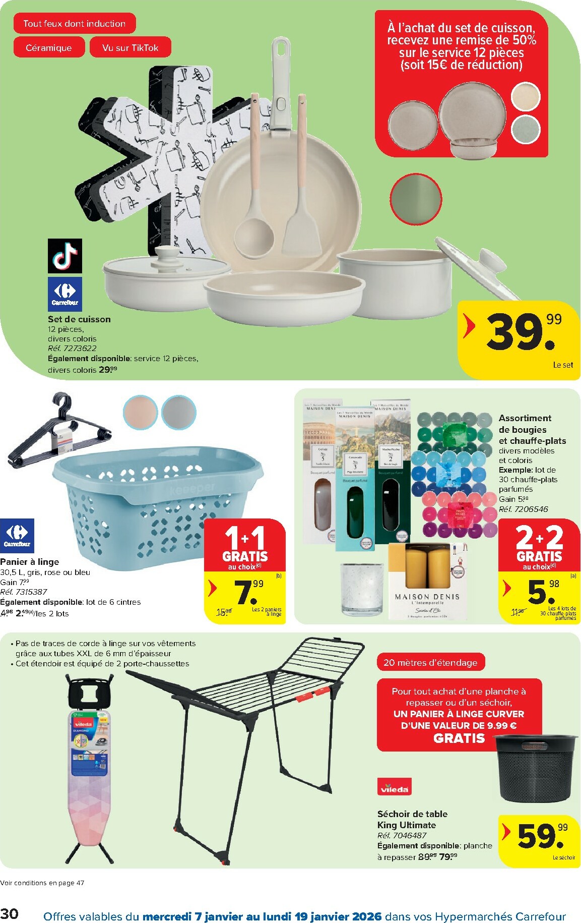 carrefour - De Carrefour Hypermarchés folder geldig vanaf 07/01 t/m 19/01 - page: 30