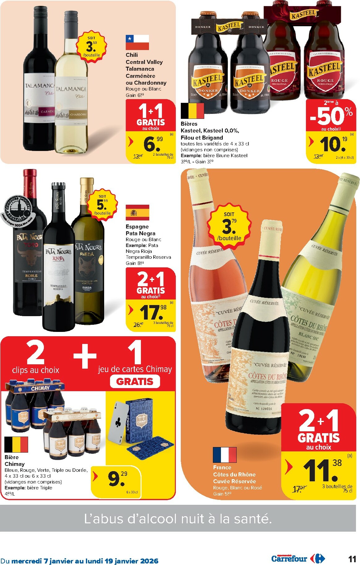 carrefour - De Carrefour Hypermarchés folder geldig vanaf 07/01 t/m 19/01 - page: 11