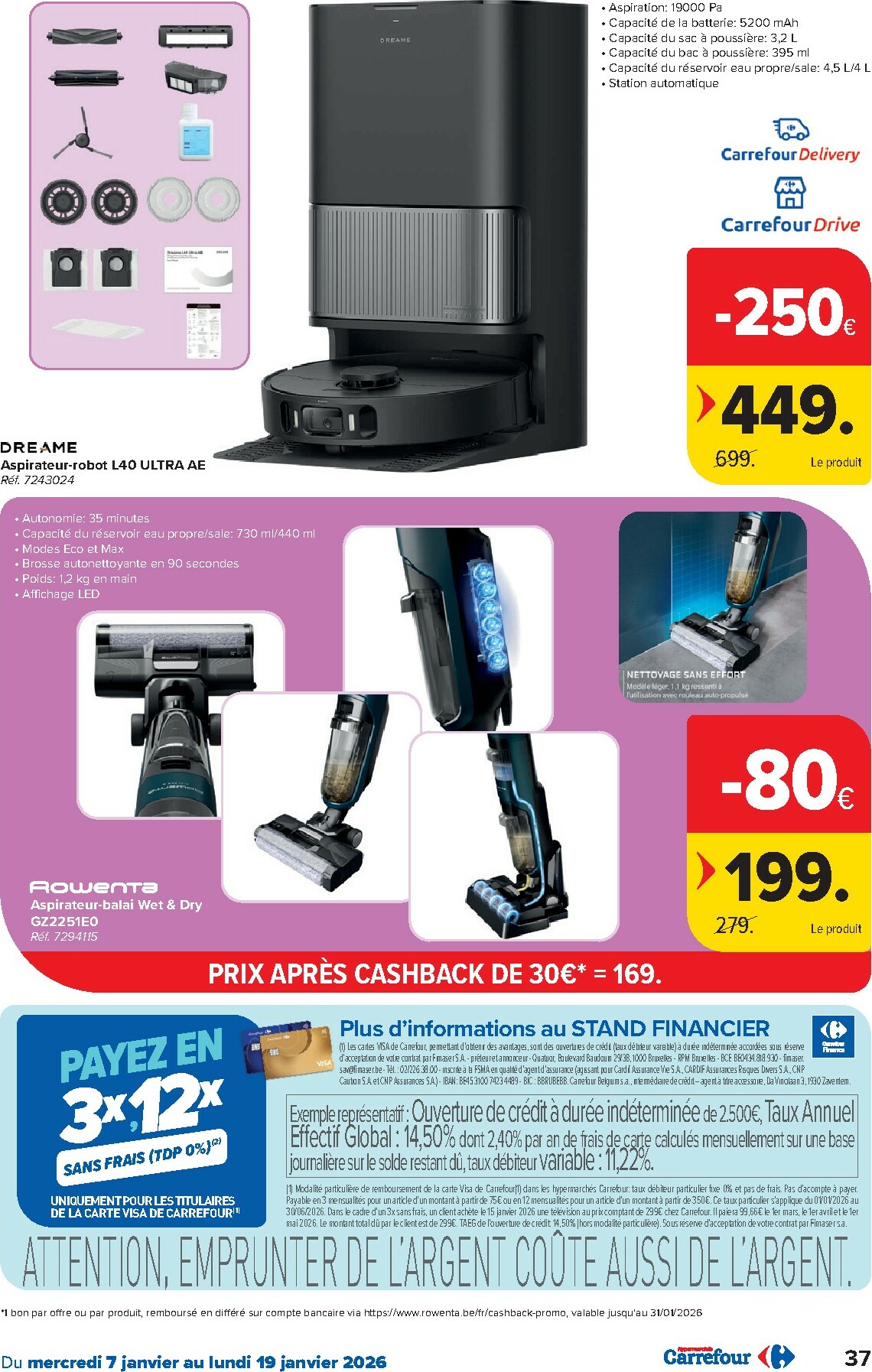 carrefour - De Carrefour Hypermarchés folder geldig vanaf 07/01 t/m 19/01 - page: 37