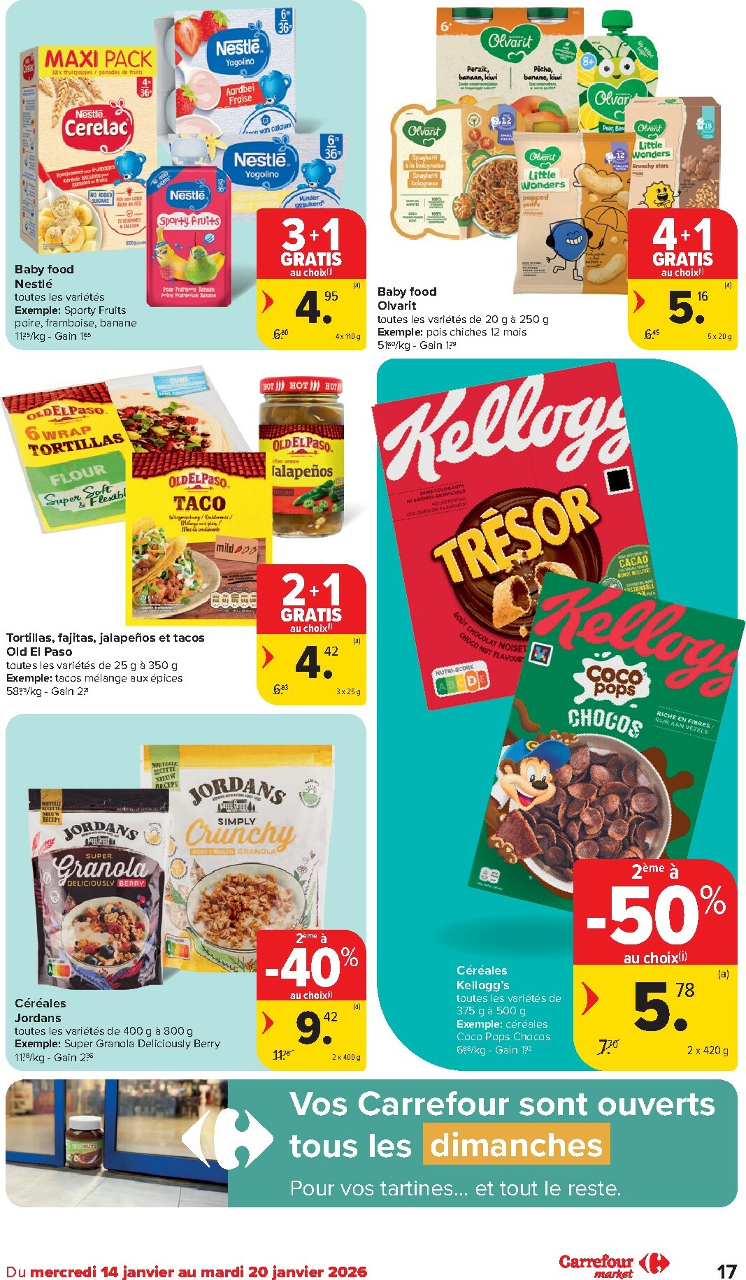 carrefour - De Carrefour Market folder geldig vanaf 14/01 t/m 20/01 - page: 17