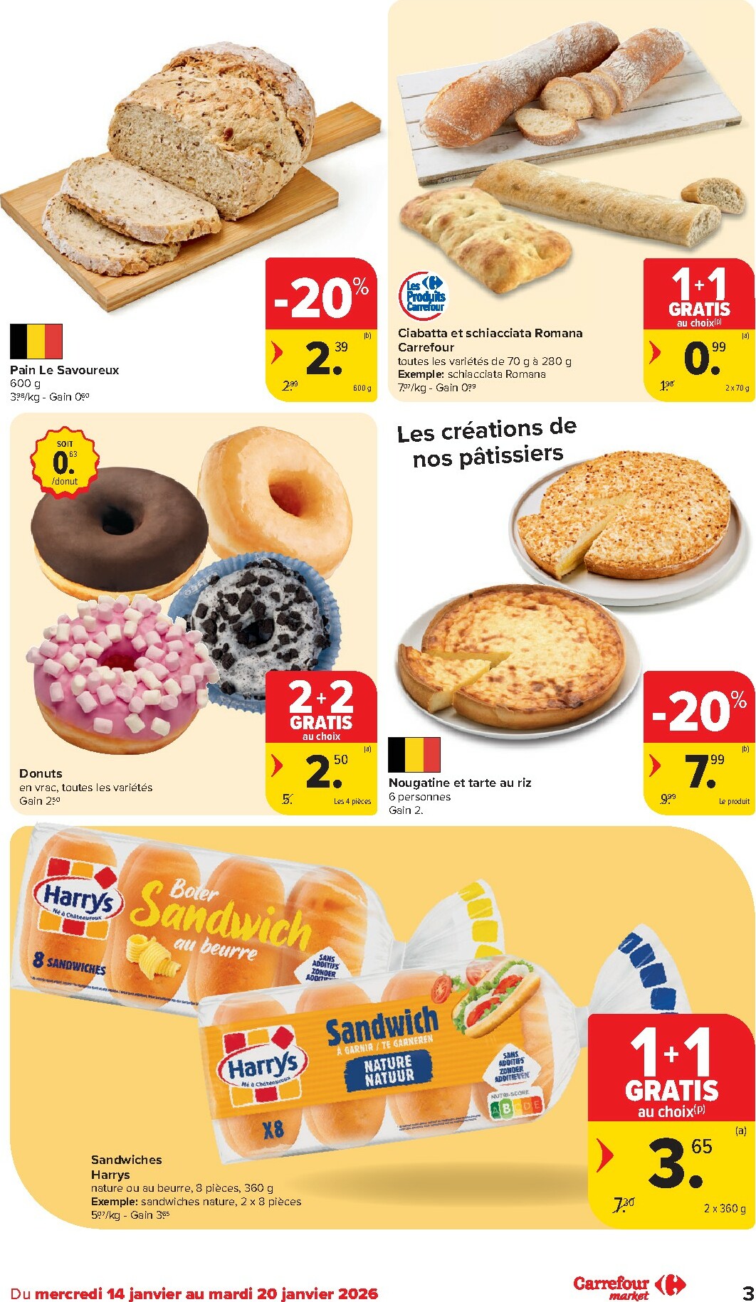 carrefour - De Carrefour Market folder geldig vanaf 14/01 t/m 20/01 - page: 3