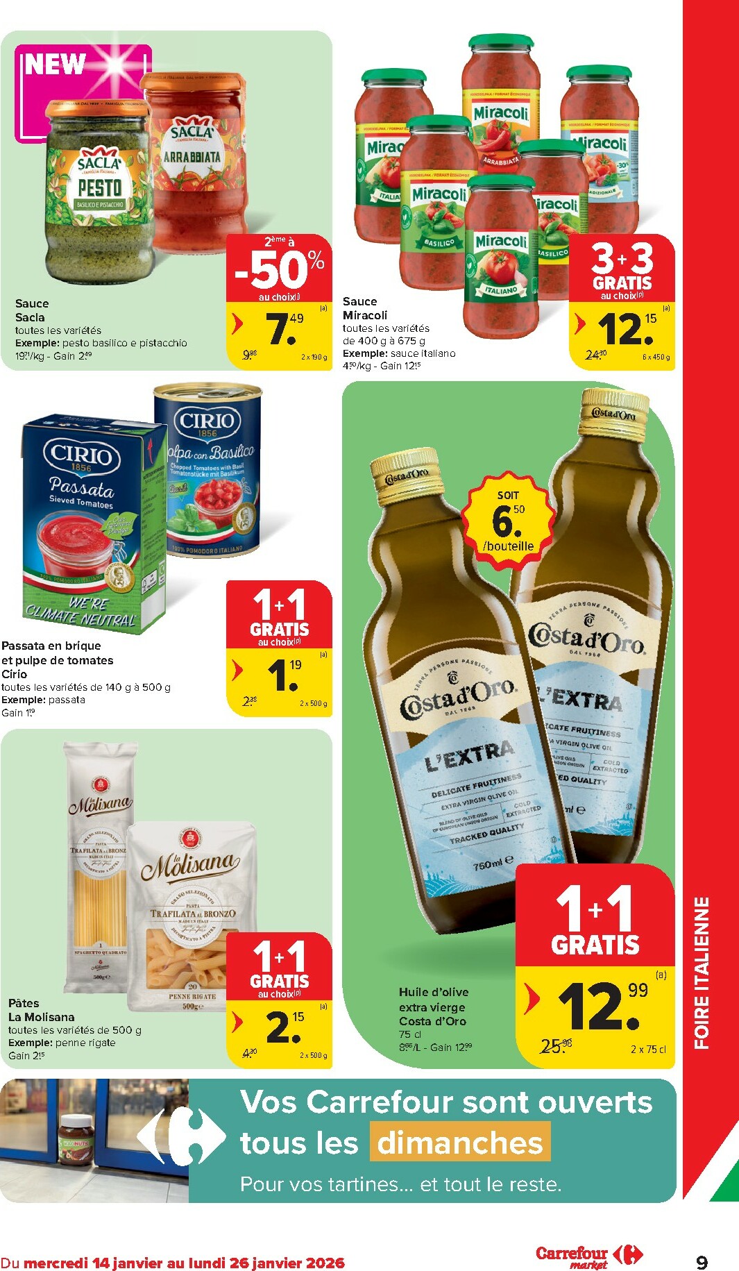 carrefour - De Carrefour Market folder geldig vanaf 14/01 t/m 20/01 - page: 9