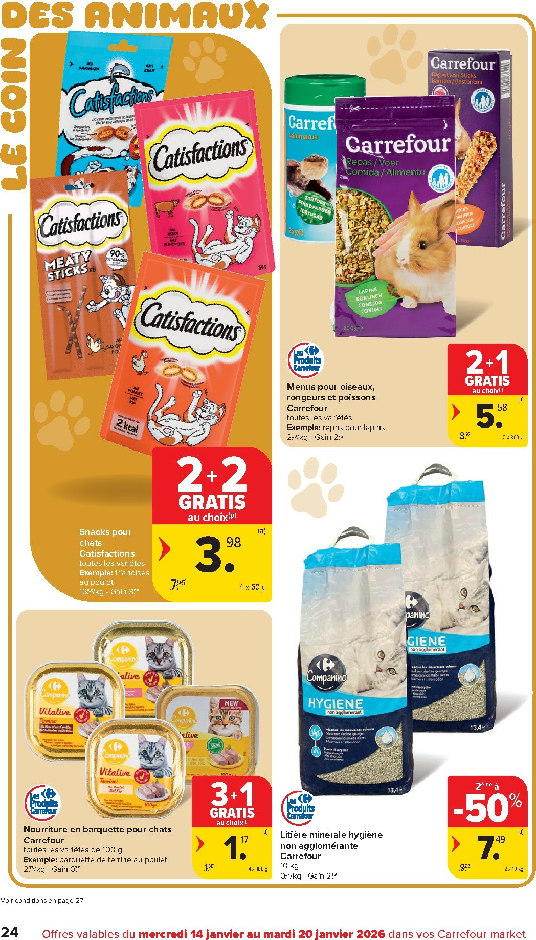 carrefour - De Carrefour Market folder geldig vanaf 14/01 t/m 20/01 - page: 24