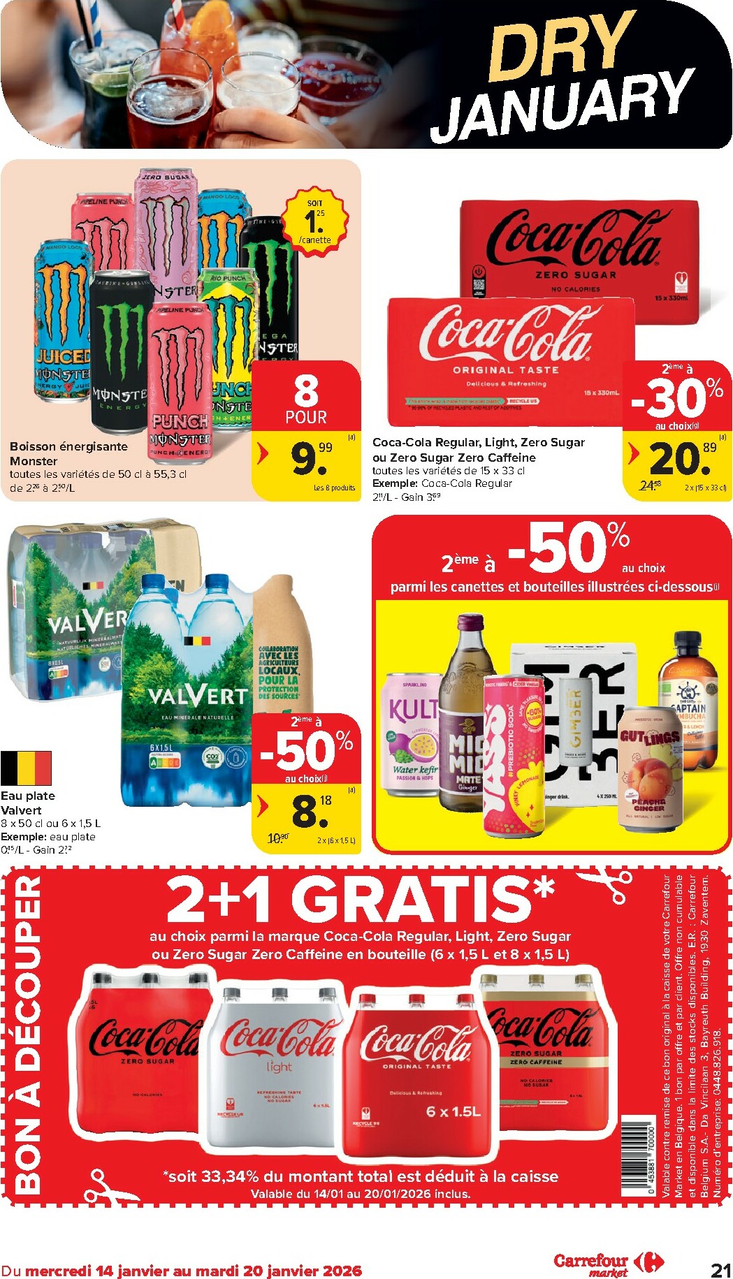 carrefour - De Carrefour Market folder geldig vanaf 14/01 t/m 20/01 - page: 21