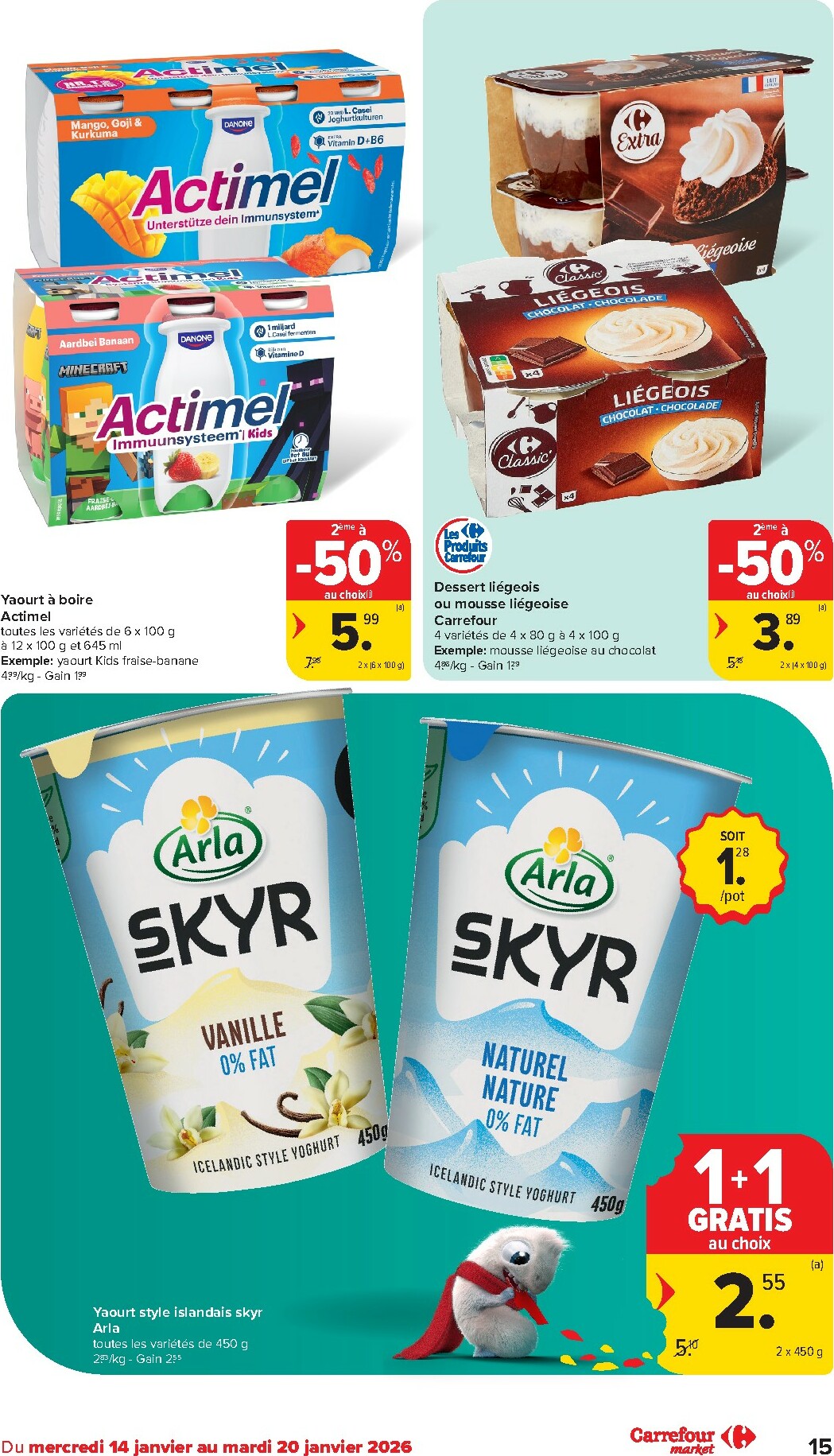carrefour - De Carrefour Market folder geldig vanaf 14/01 t/m 20/01 - page: 15