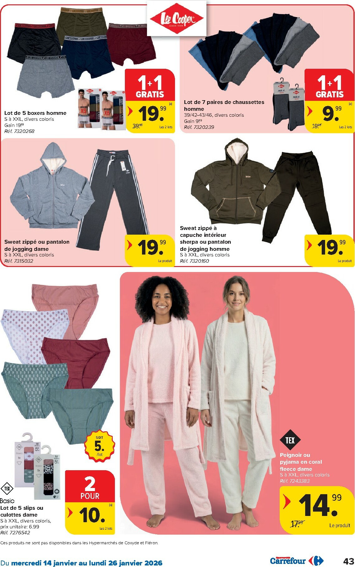 carrefour - De Carrefour Hypermarchés folder geldig vanaf 14/01 t/m 26/01 - page: 43