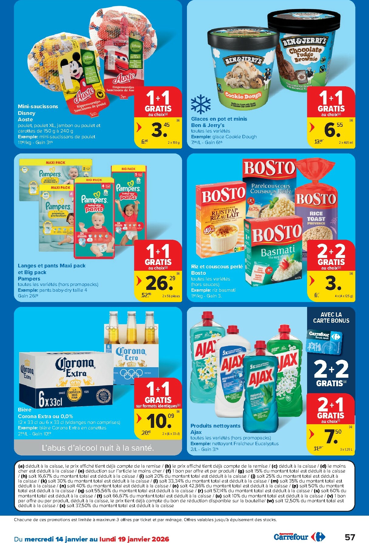 carrefour - De Carrefour Hypermarchés folder geldig vanaf 14/01 t/m 26/01 - page: 57