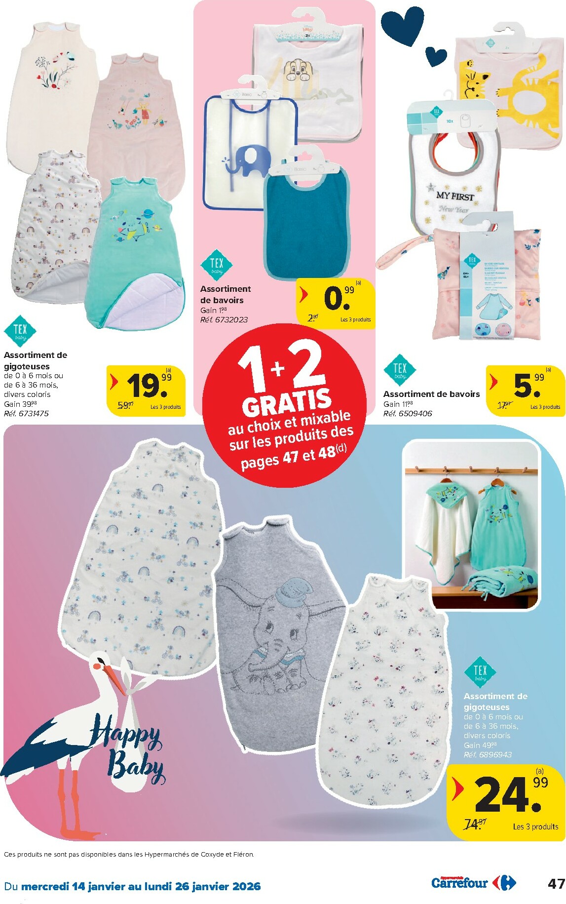 carrefour - De Carrefour Hypermarchés folder geldig vanaf 14/01 t/m 26/01 - page: 47