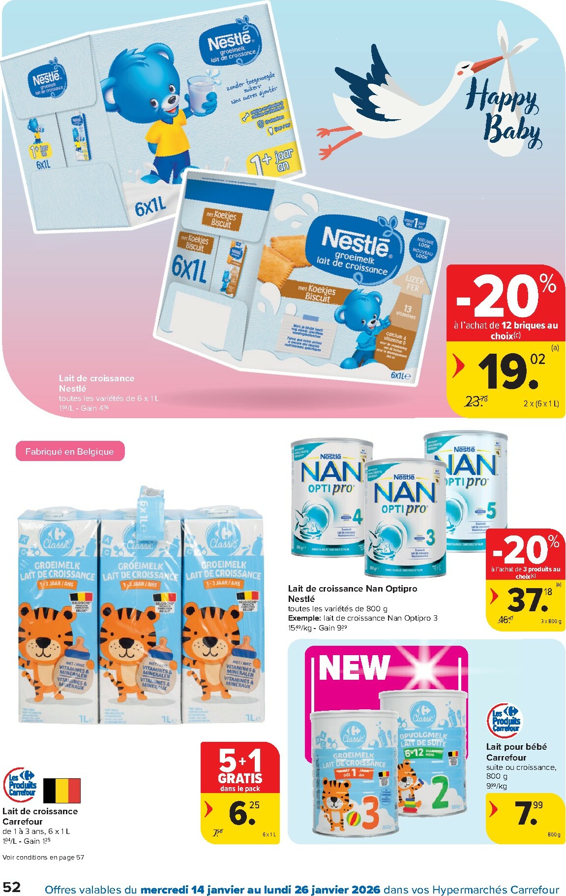 carrefour - De Carrefour Hypermarchés folder geldig vanaf 14/01 t/m 26/01 - page: 52