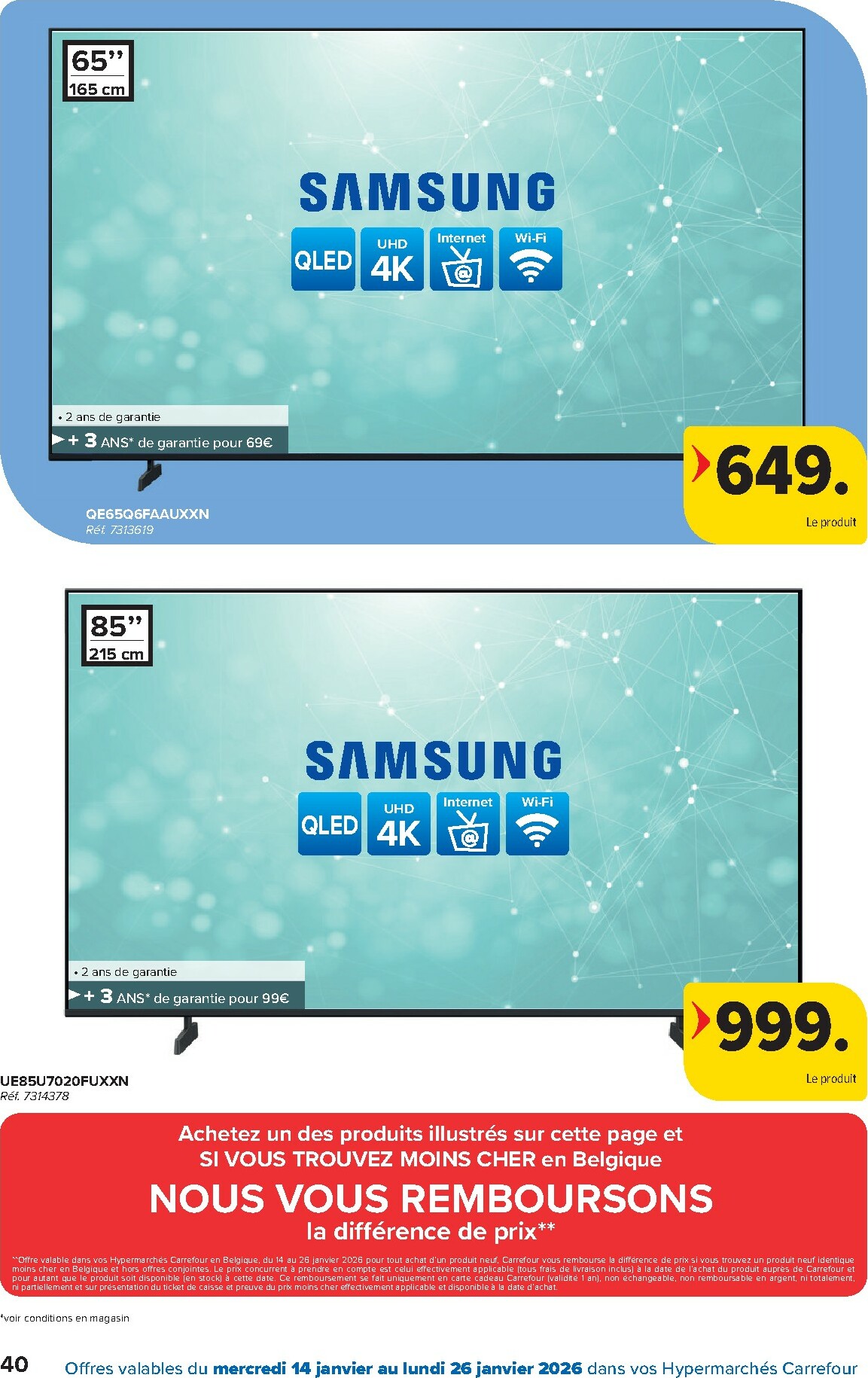 carrefour - De Carrefour Hypermarchés folder geldig vanaf 14/01 t/m 26/01 - page: 40