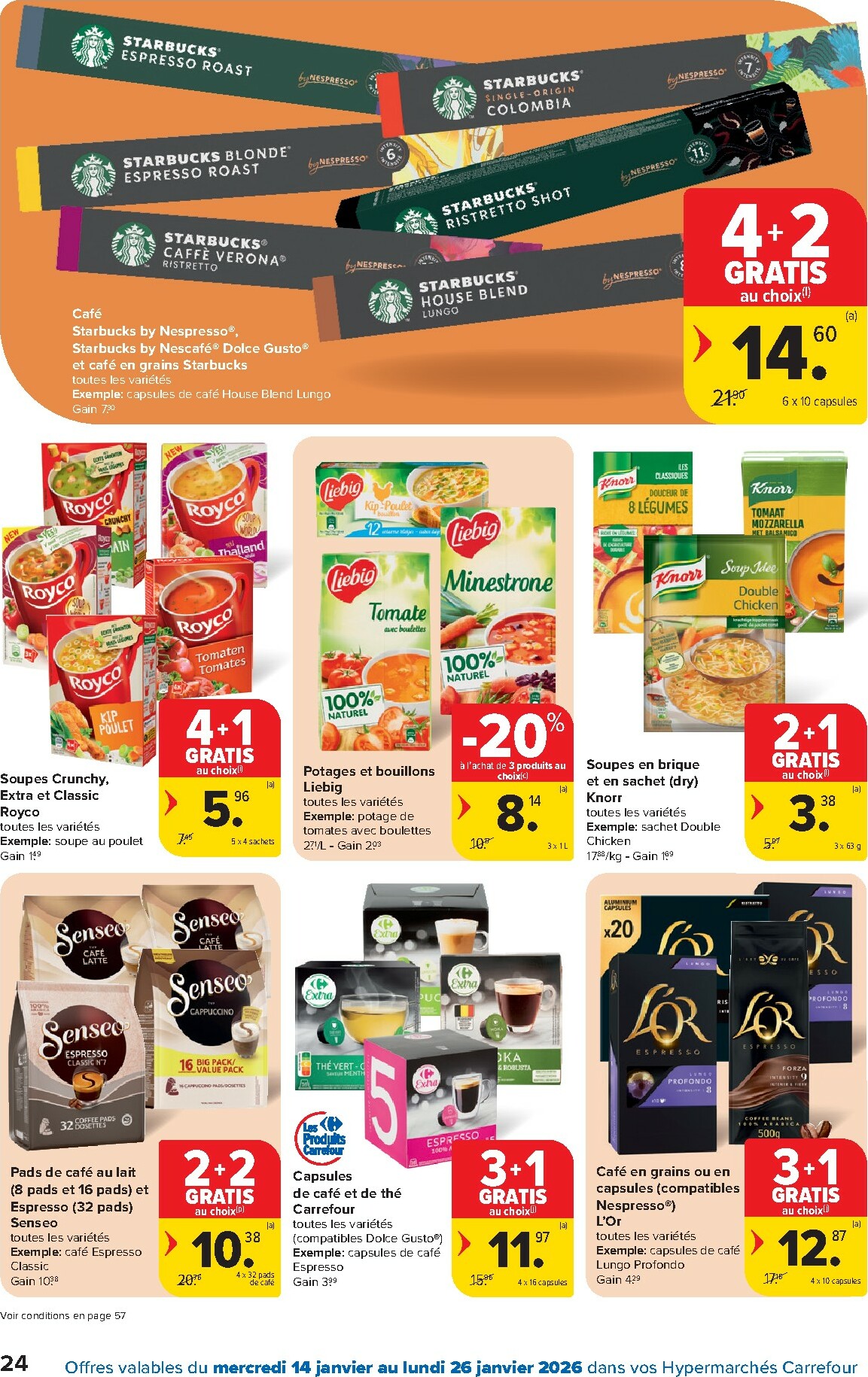 carrefour - De Carrefour Hypermarchés folder geldig vanaf 14/01 t/m 26/01 - page: 24