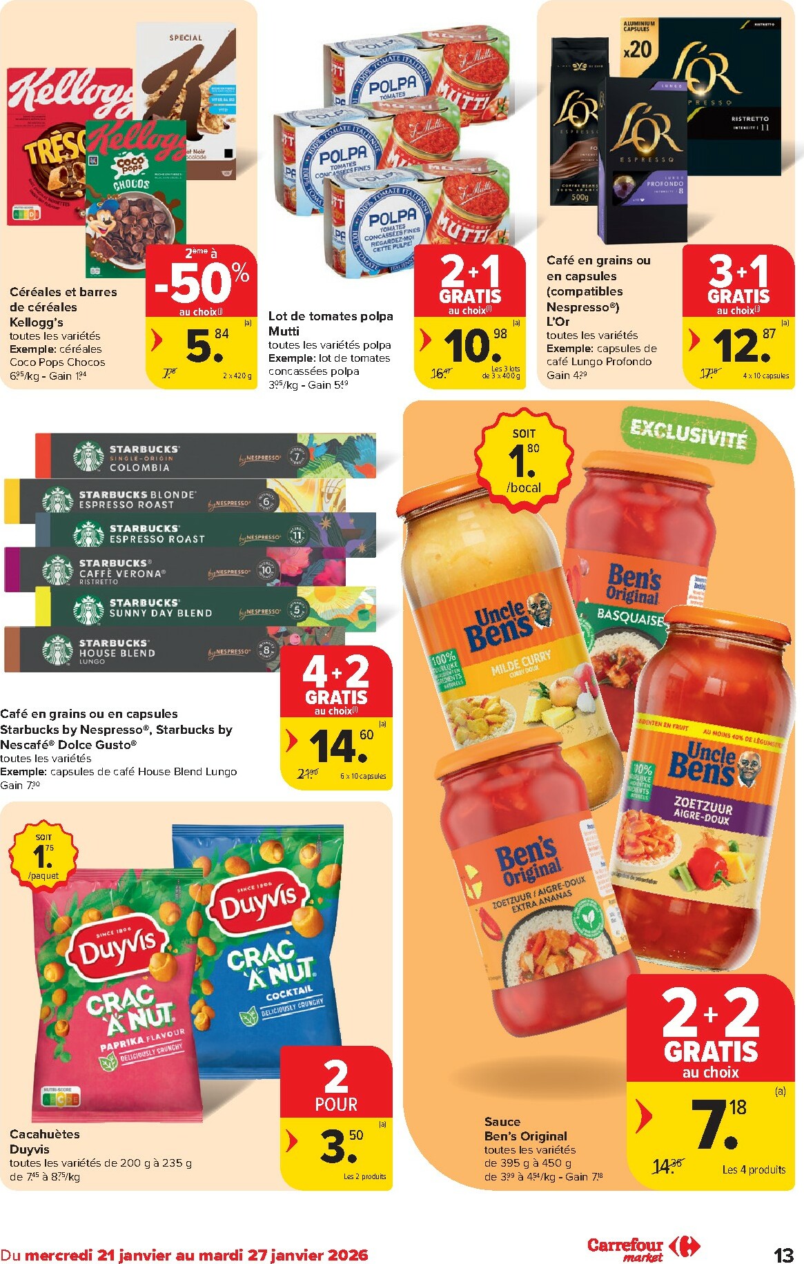 carrefour - De Carrefour Marker folder geldig vanaf 21/01 t/m 27/01 - page: 13