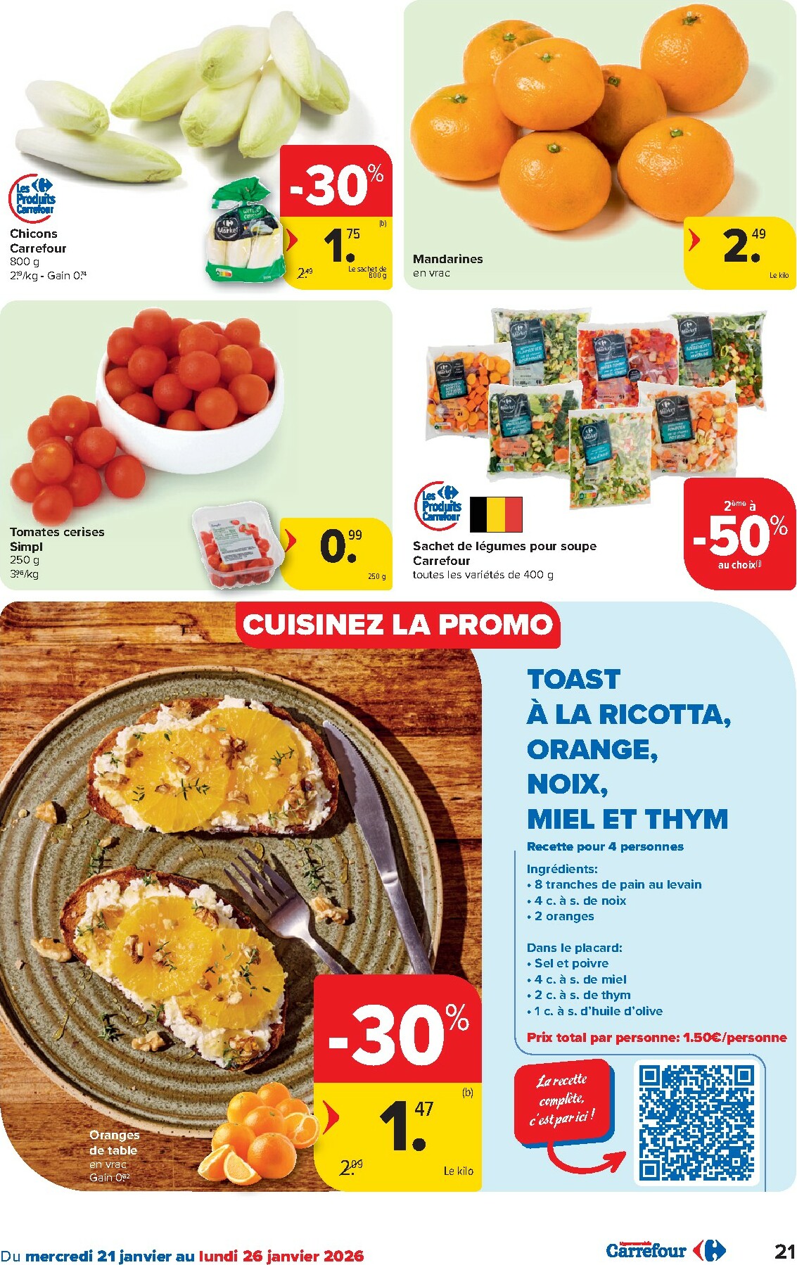 carrefour - De Carrefour Hypermarchés folder geldig vanaf 21/01 t/m 02/02 - page: 21