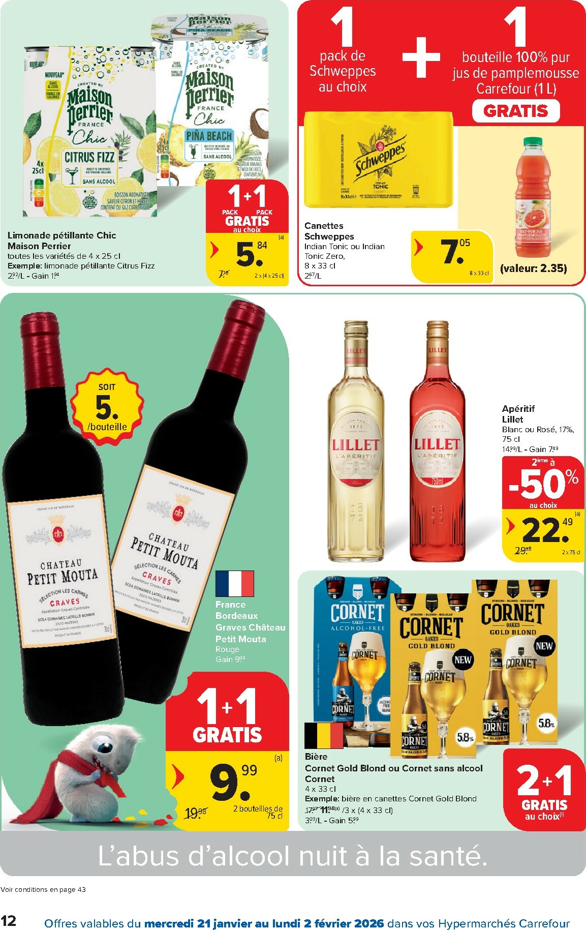 carrefour - De Carrefour Hypermarchés folder geldig vanaf 21/01 t/m 02/02 - page: 12