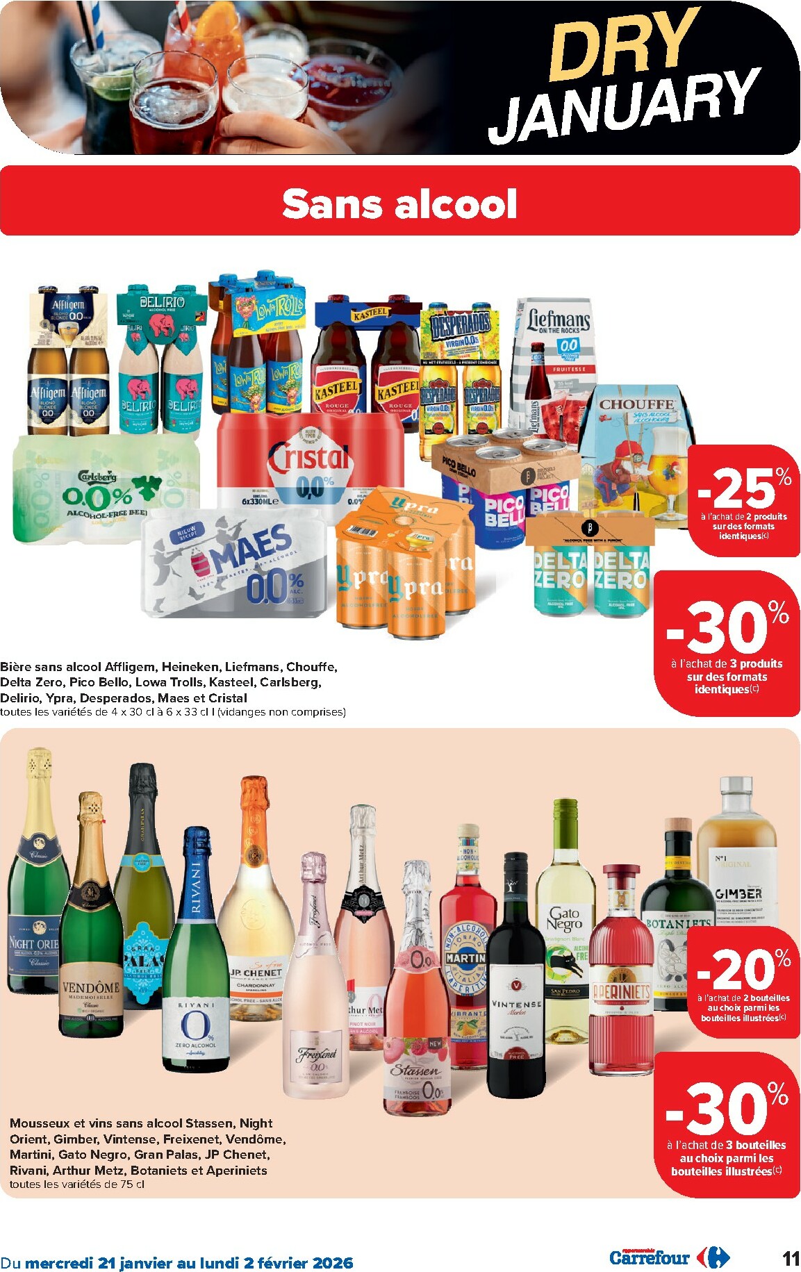 carrefour - De Carrefour Hypermarchés folder geldig vanaf 21/01 t/m 02/02 - page: 11