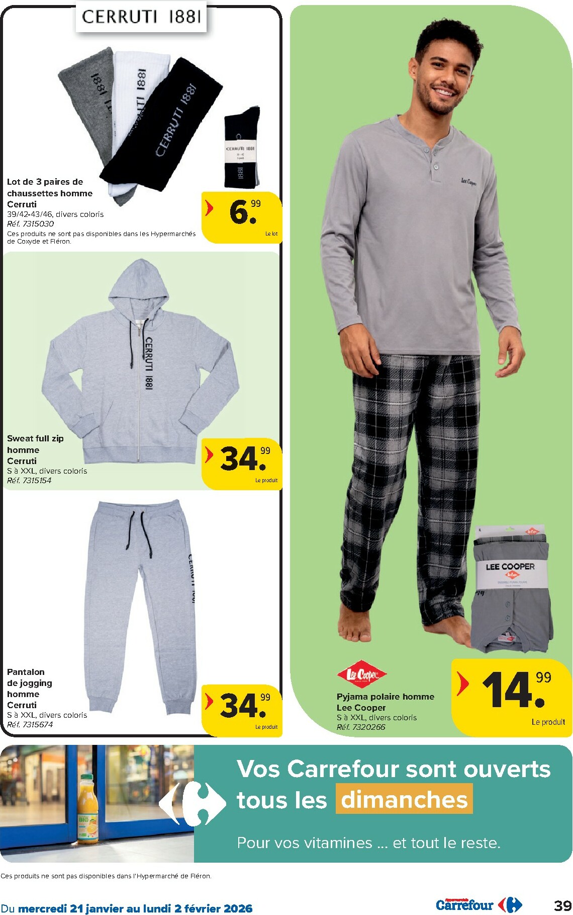 carrefour - De Carrefour Hypermarchés folder geldig vanaf 21/01 t/m 02/02 - page: 39