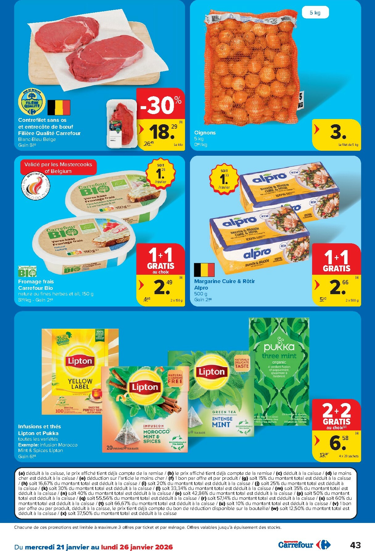 carrefour - De Carrefour Hypermarchés folder geldig vanaf 21/01 t/m 02/02 - page: 43