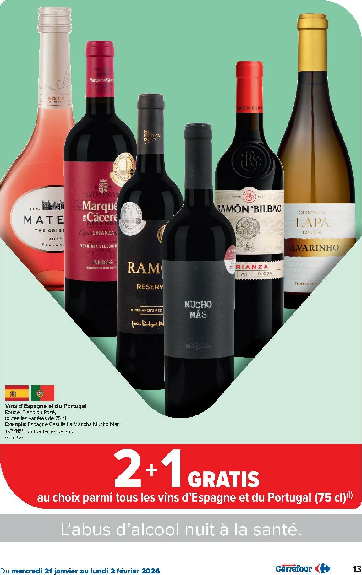 carrefour - De Carrefour Hypermarchés folder geldig vanaf 21/01 t/m 02/02 - page: 13