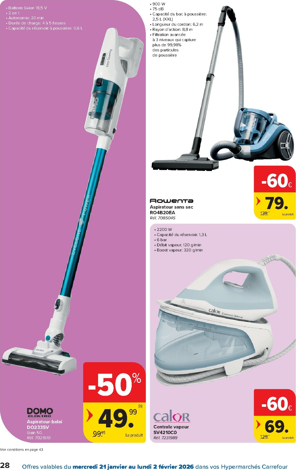 carrefour - De Carrefour Hypermarchés folder geldig vanaf 21/01 t/m 02/02 - page: 28