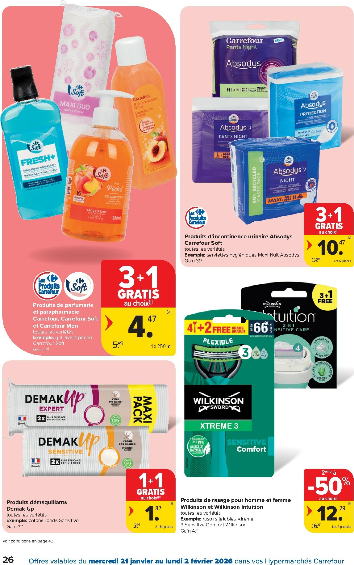 carrefour - De Carrefour Hypermarchés folder geldig vanaf 21/01 t/m 02/02 - page: 26