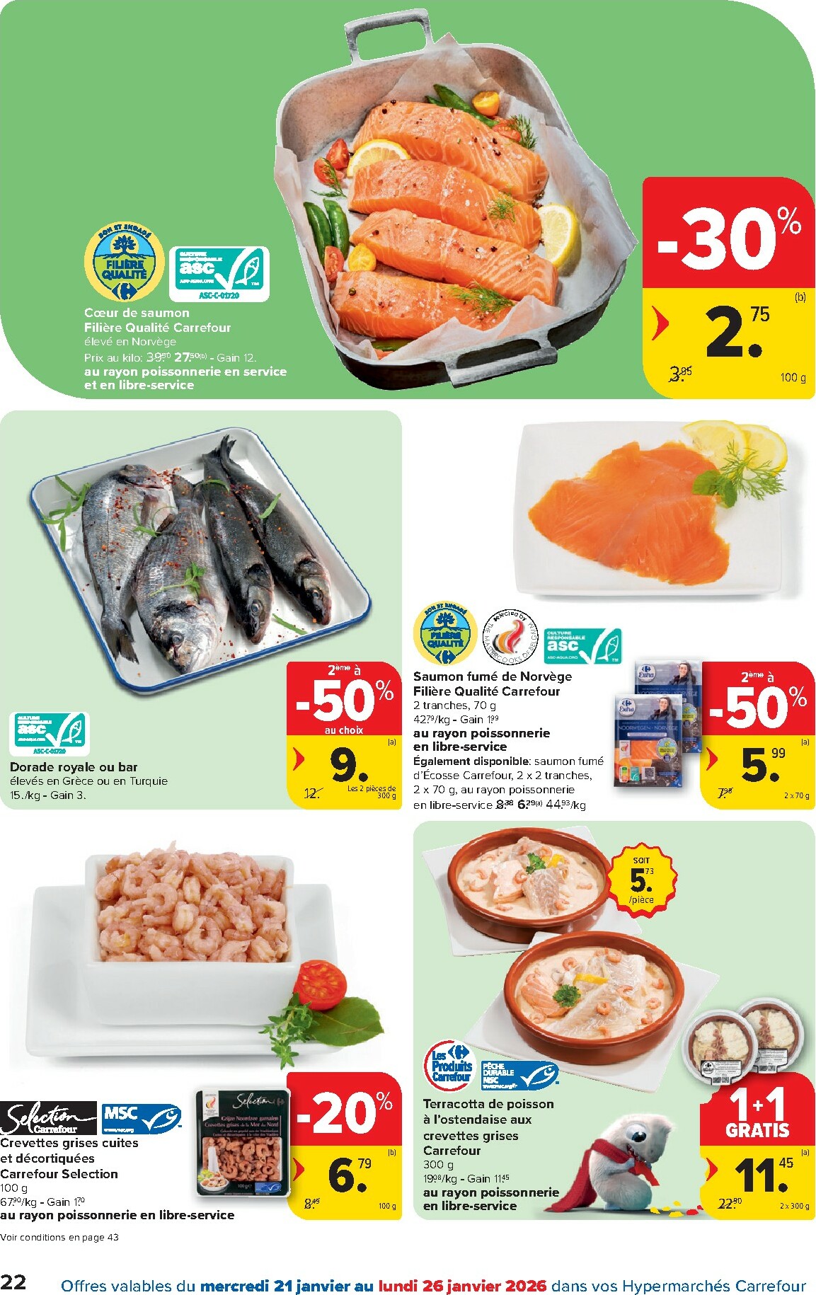 carrefour - De Carrefour Hypermarchés folder geldig vanaf 21/01 t/m 02/02 - page: 22