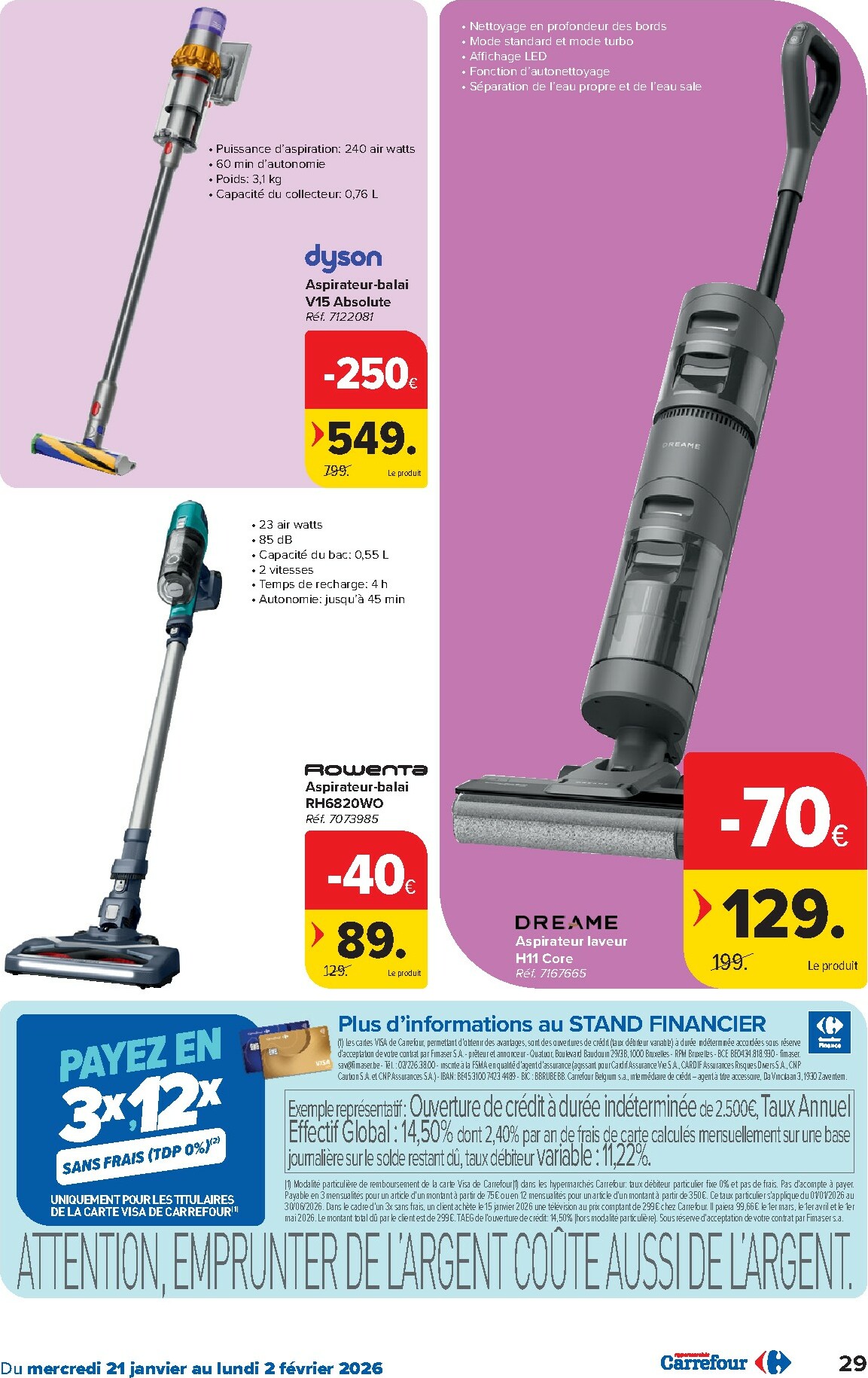 carrefour - De Carrefour Hypermarchés folder geldig vanaf 21/01 t/m 02/02 - page: 29