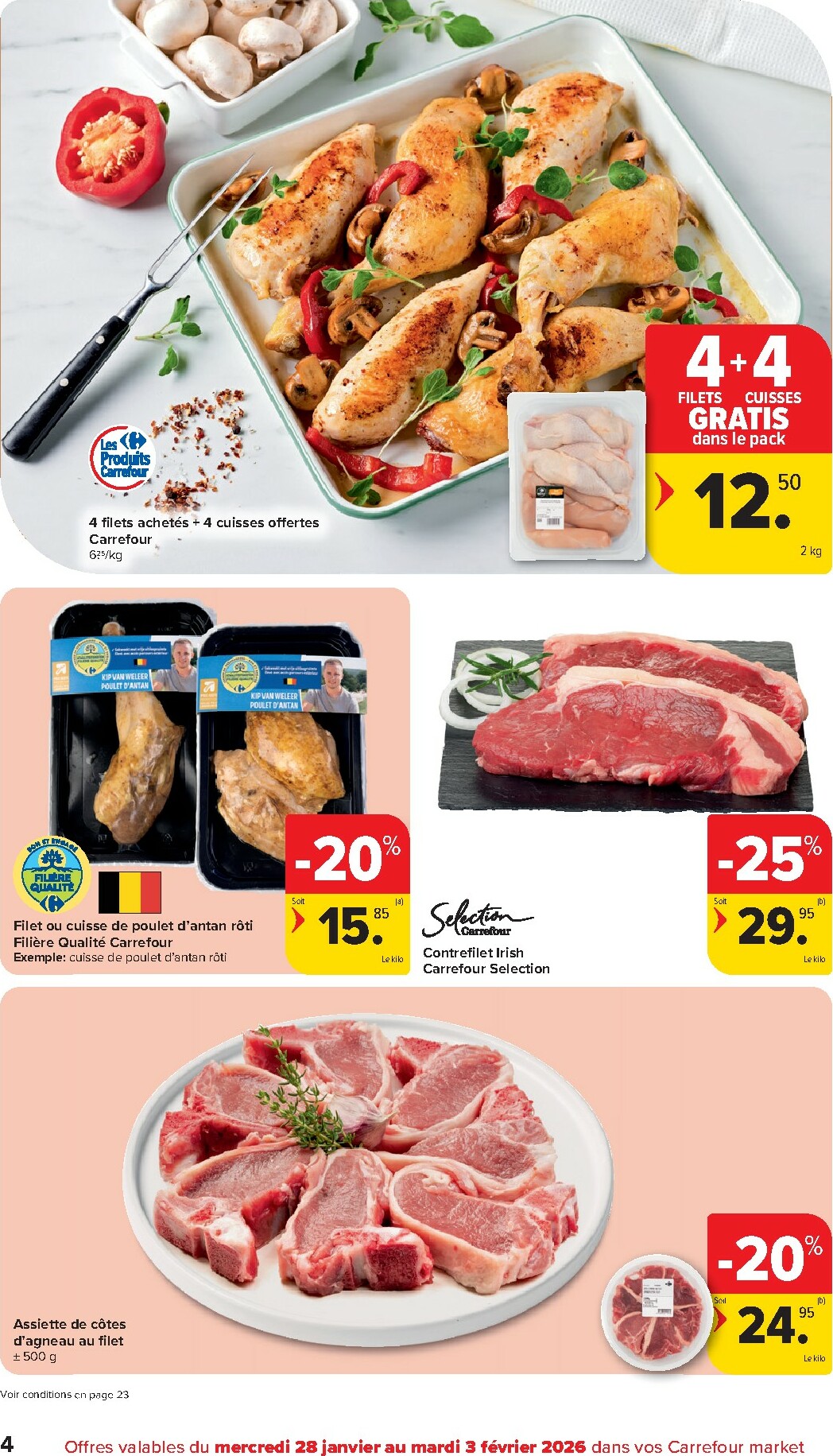 carrefour - De Carrefour Market folder geldig vanaf 28/01 t/m 03/02 - page: 4
