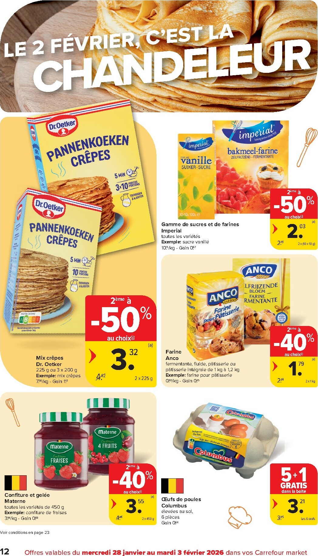 carrefour - De Carrefour Market folder geldig vanaf 28/01 t/m 03/02 - page: 12