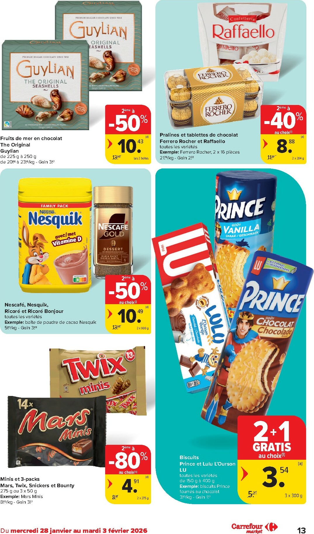 carrefour - De Carrefour Market folder geldig vanaf 28/01 t/m 03/02 - page: 13