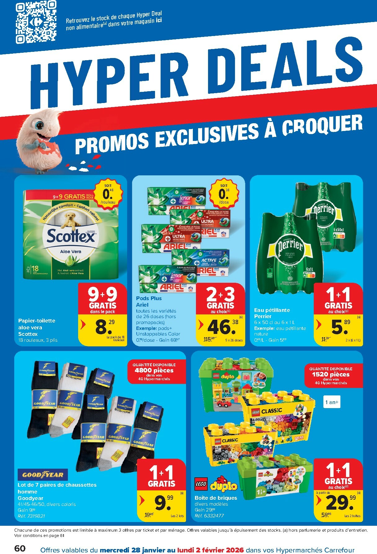 carrefour - De Carrefour Hypermarchés folder geldig vanaf 28/01 t/m 09/02 - page: 60