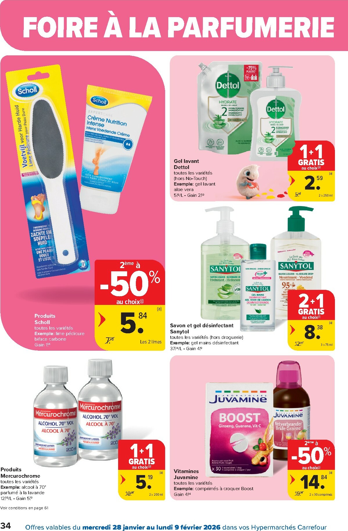 carrefour - De Carrefour Hypermarchés folder geldig vanaf 28/01 t/m 09/02 - page: 34