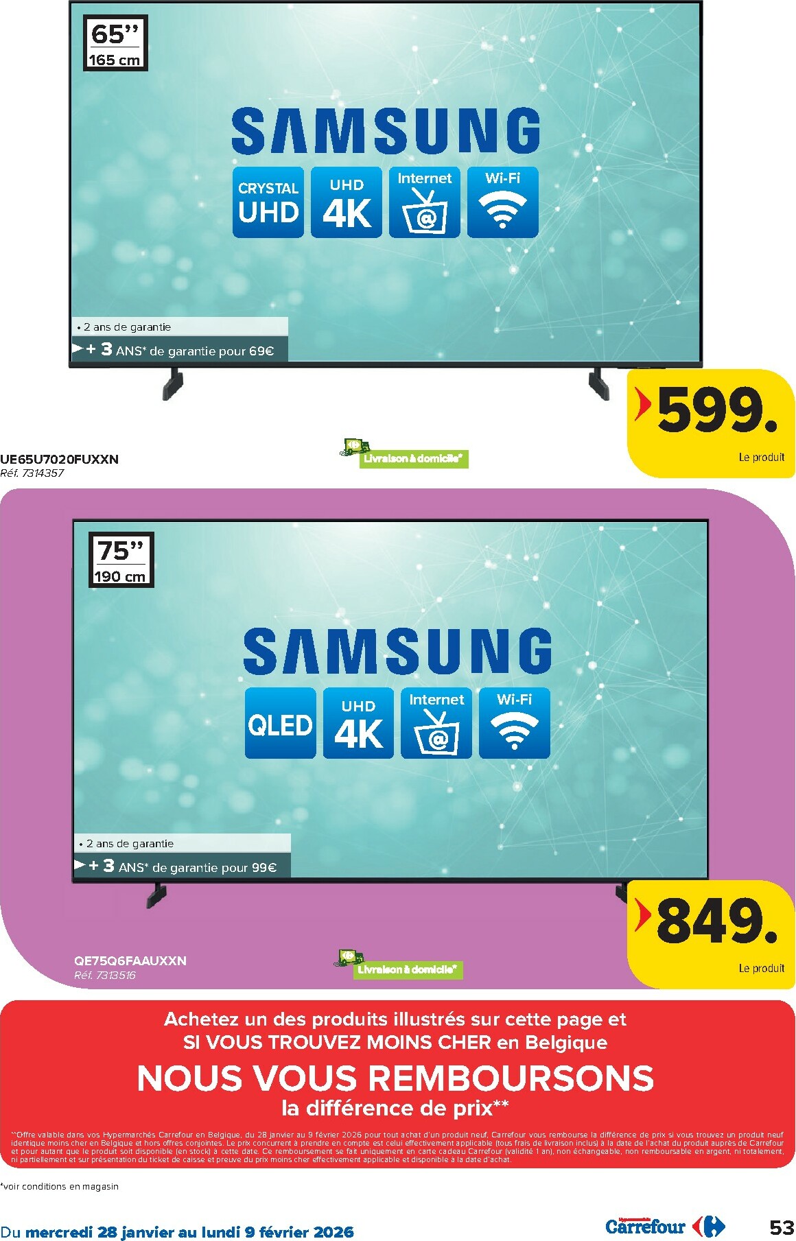 carrefour - De Carrefour Hypermarchés folder geldig vanaf 28/01 t/m 09/02 - page: 53